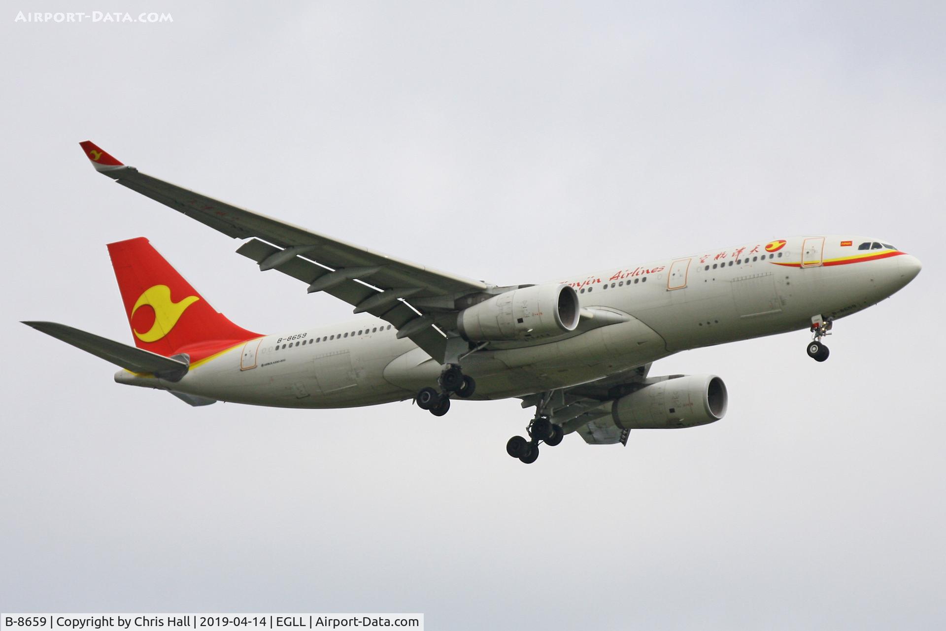 B-8659, 2016 Airbus A330-243 C/N 1758, Heathrow