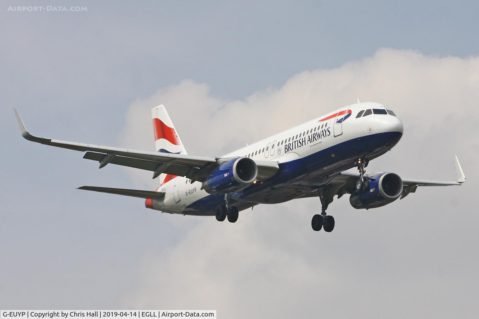 G-EUYP, 2013 Airbus A320-232 C/N 5784, Heathrow