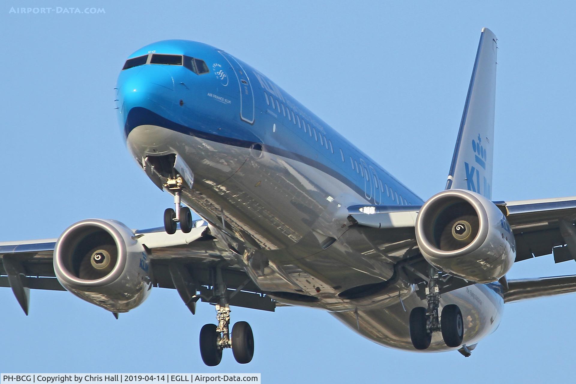 PH-BCG, 2019 Boeing 737-8K2 C/N 62578, Heathrow
