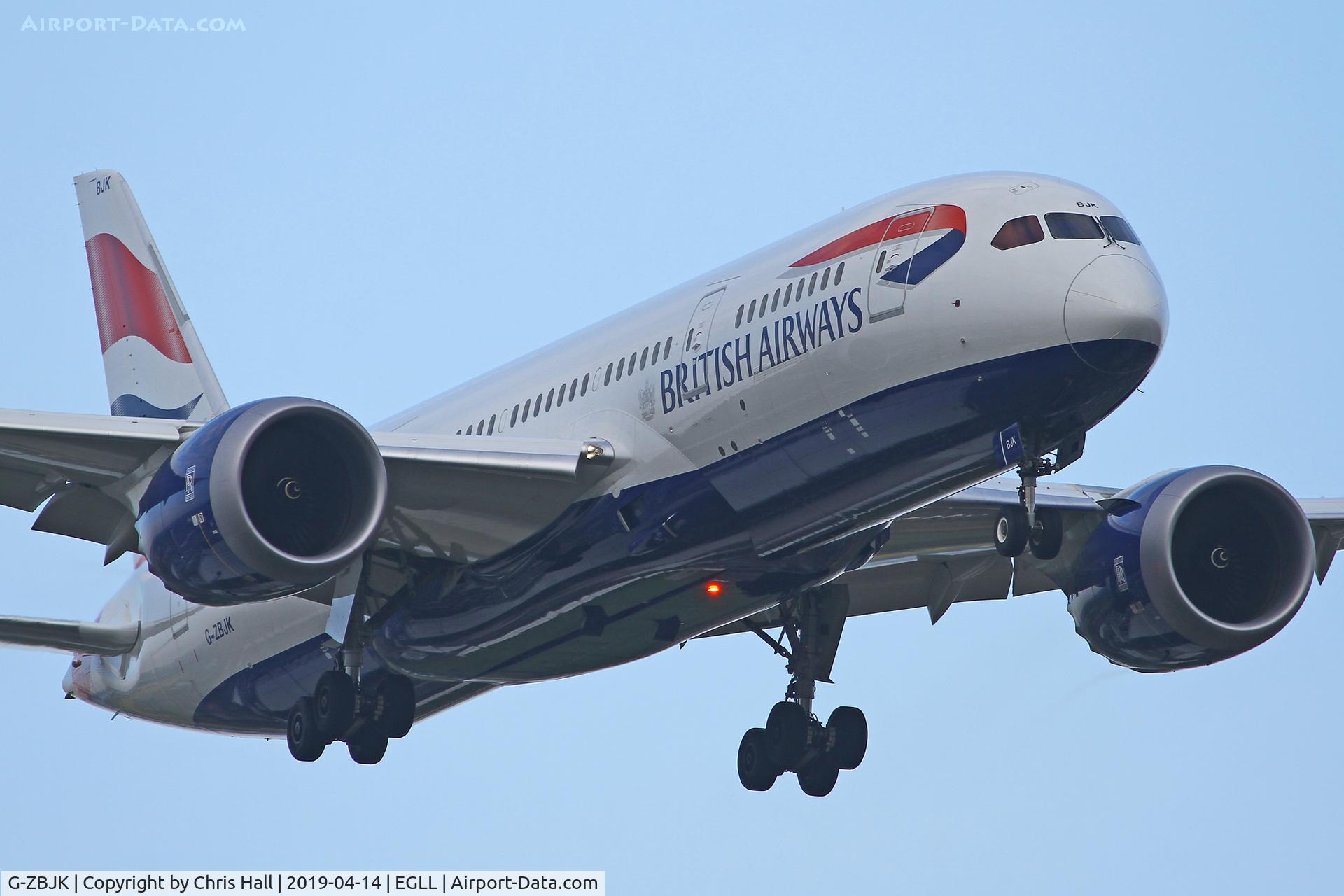 G-ZBJK, 2018 Boeing 787-8 Dreamliner C/N 60630, Heathrow
