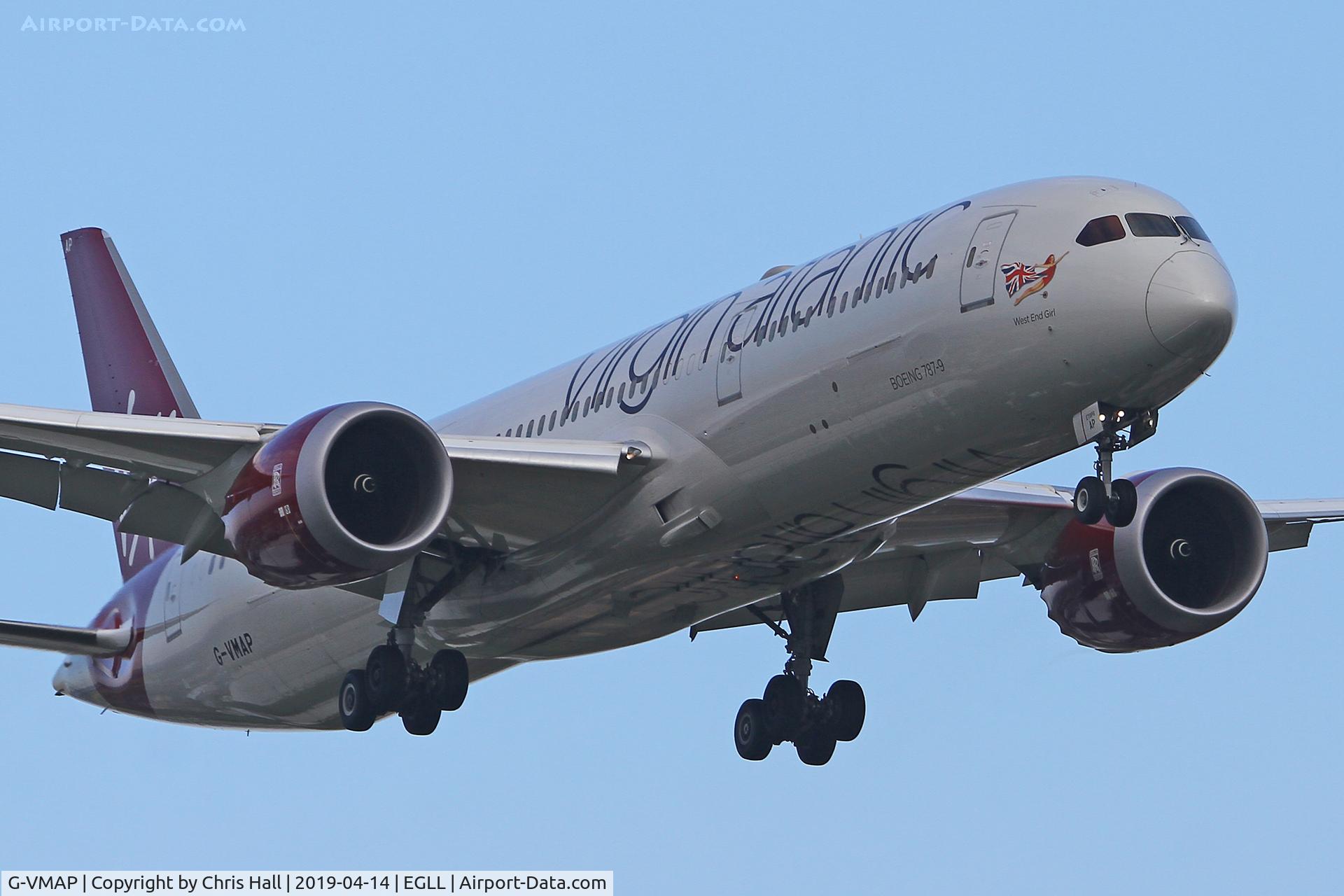 G-VMAP, 2015 Boeing 787-9 Dreamliner C/N 38047, Heathrow