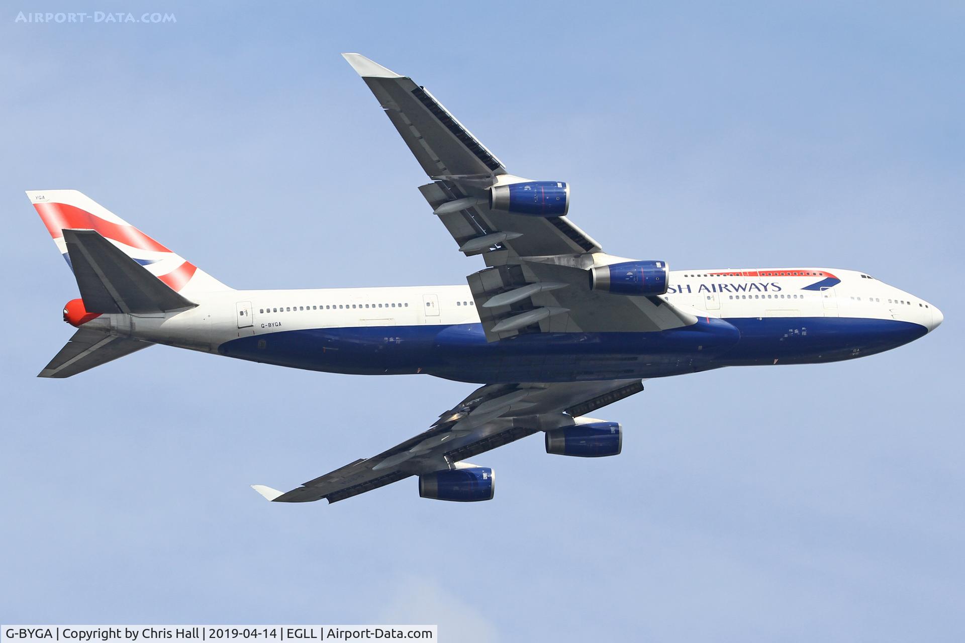 G-BYGA, 1998 Boeing 747-436 C/N 28855, Heathrow