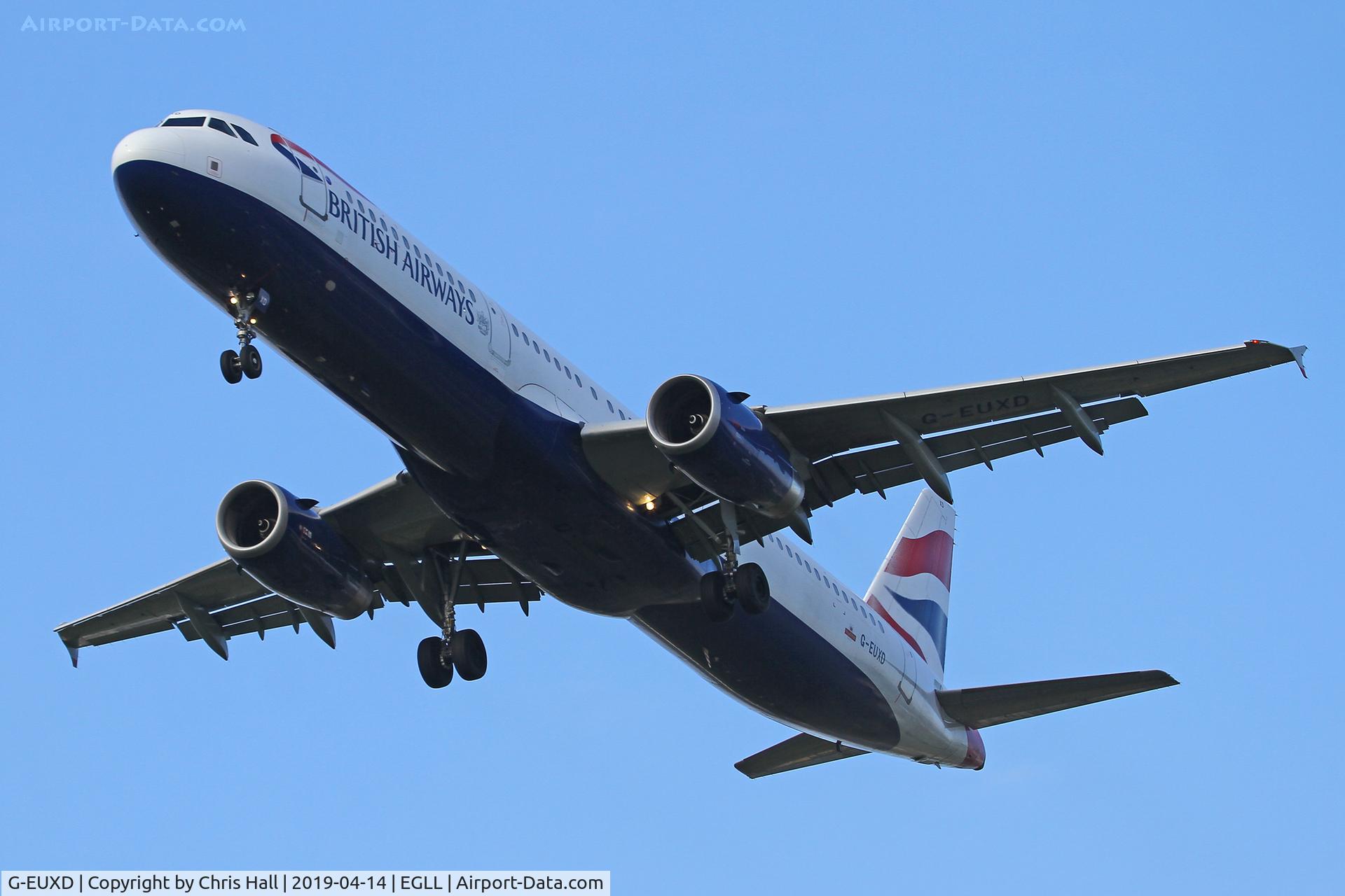 G-EUXD, 2004 Airbus A321-231 C/N 2320, Heathrow