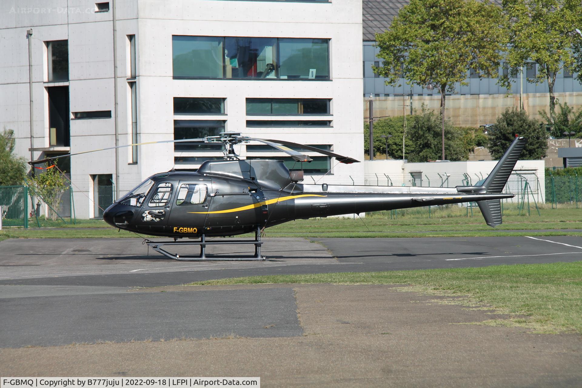 F-GBMQ, Eurocopter AS-350BA Ecureuil C/N 1042, at Issy-les-Moulineaux