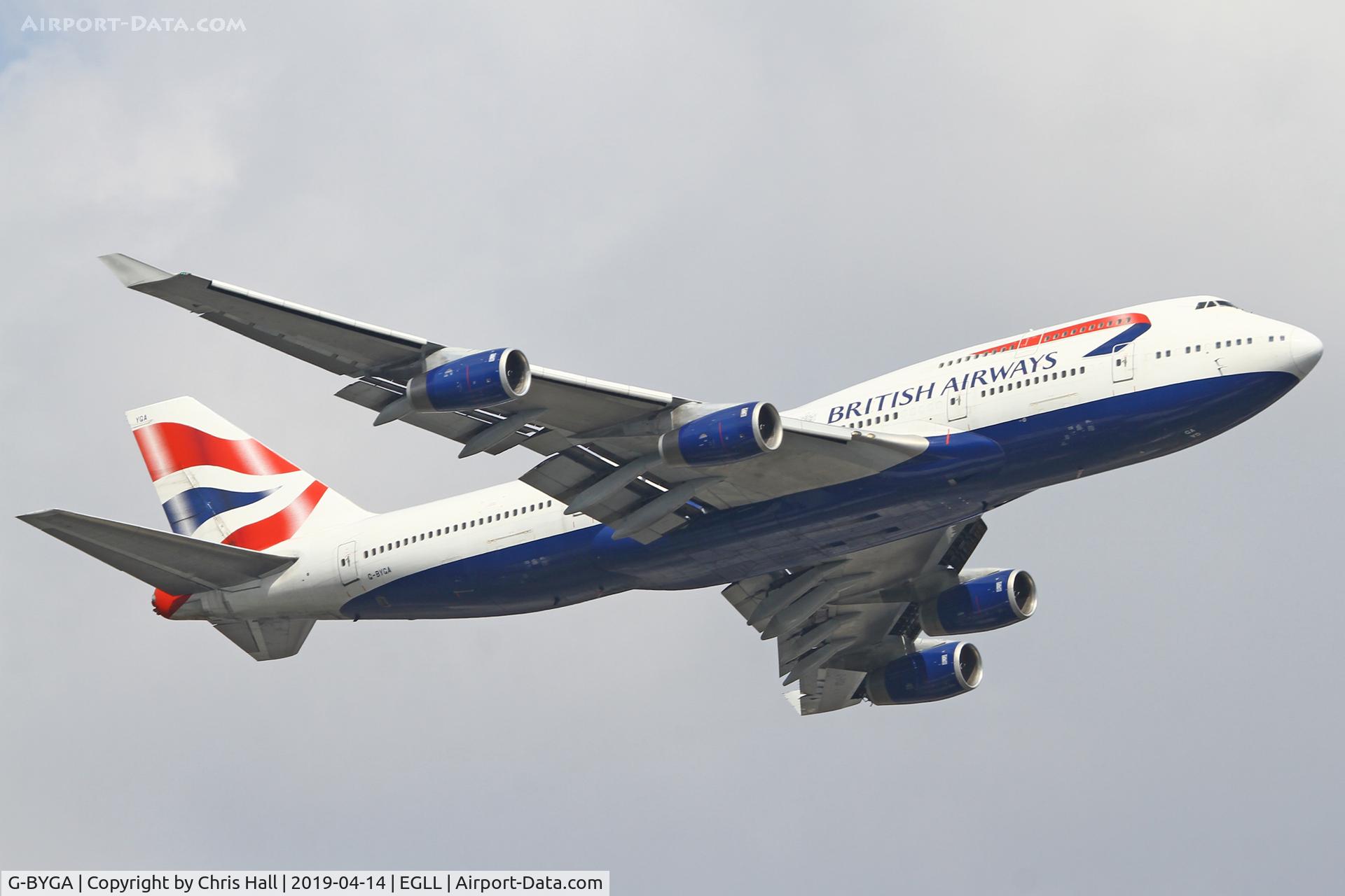 G-BYGA, 1998 Boeing 747-436 C/N 28855, Heathrow