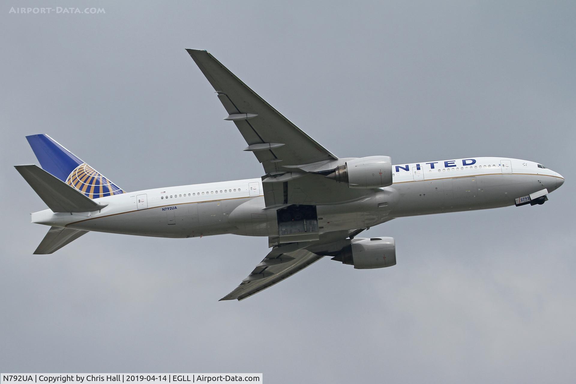 N792UA, 1997 Boeing 777-222 C/N 26934, Heathrow