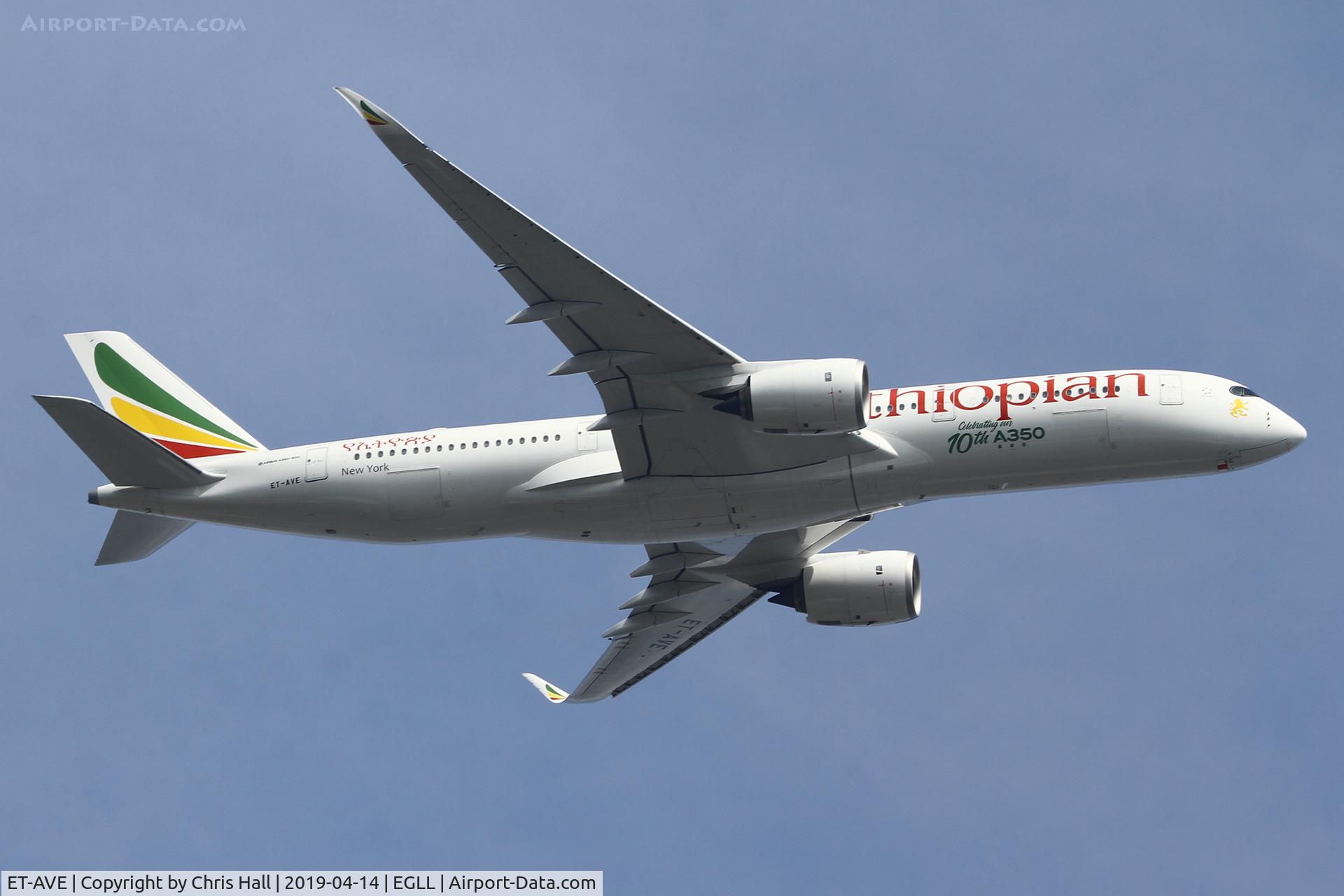 ET-AVE, 2018 Airbus A350-941 C/N 259, Heathrow
