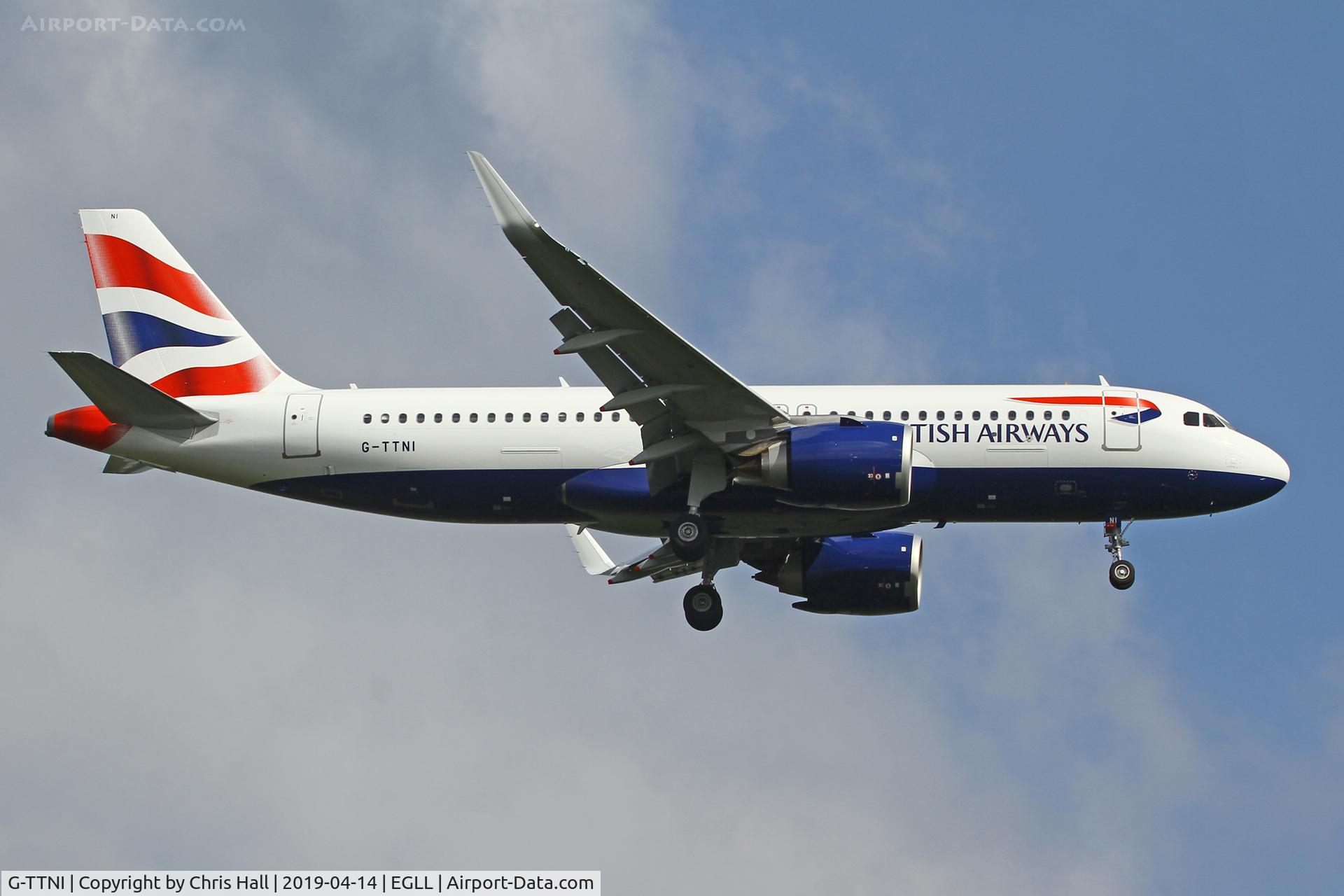 G-TTNI, 2019 Airbus A320-251N C/N 8767, Heathrow