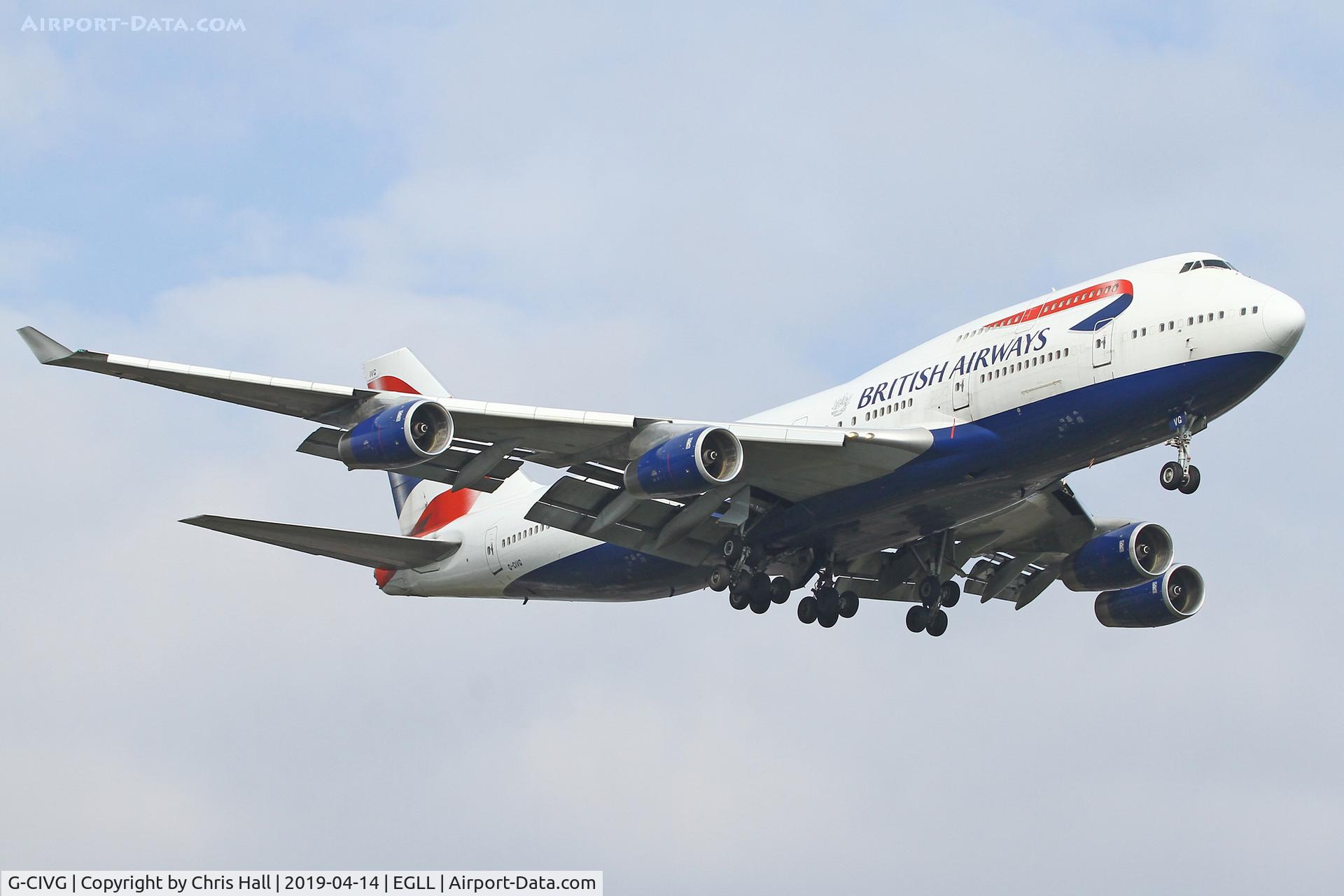 G-CIVG, 1995 Boeing 747-436 C/N 25813, Heathrow