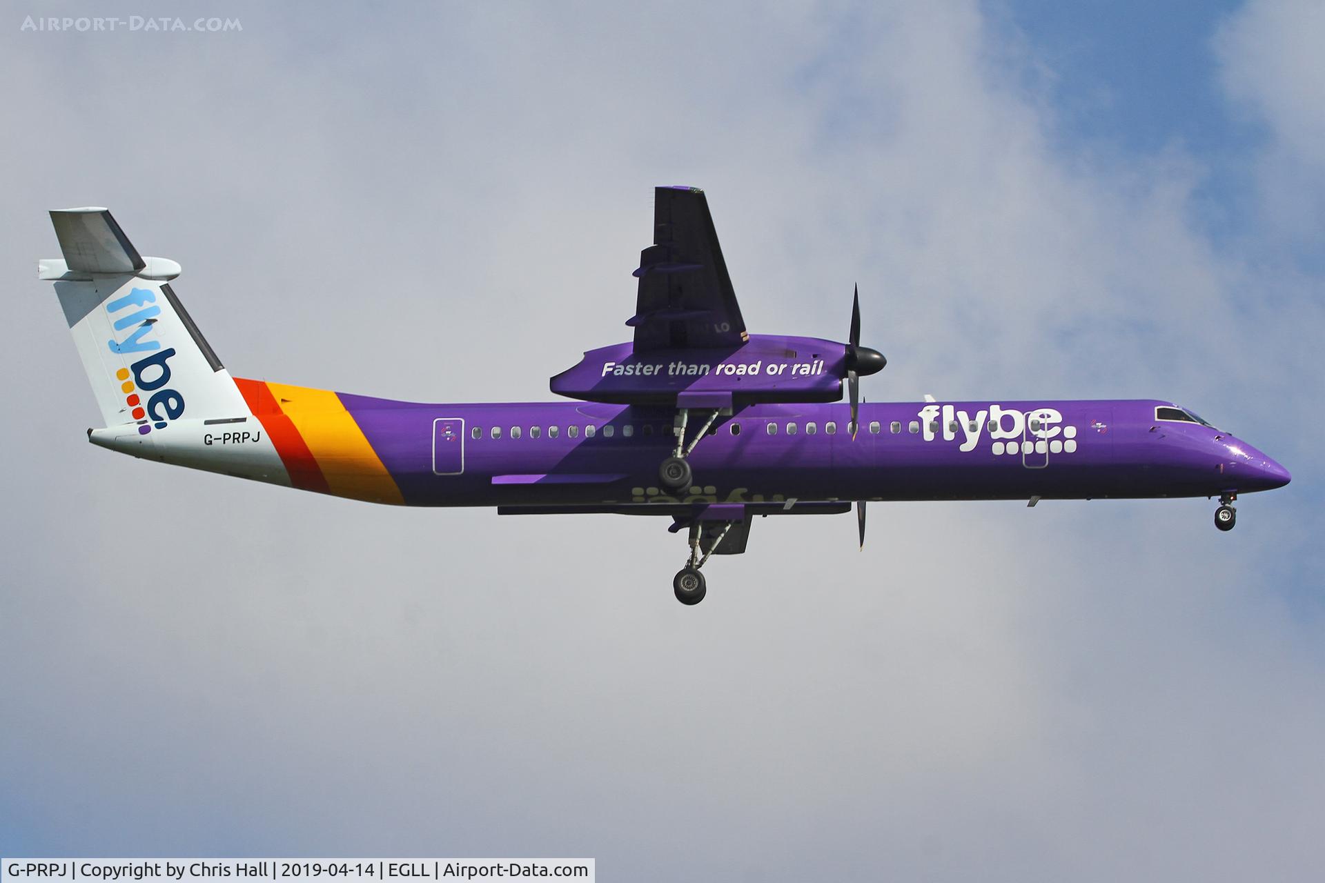 G-PRPJ, 2008 De Havilland Canada DHC-8-402 Dash 8 C/N 4202, Heathrow