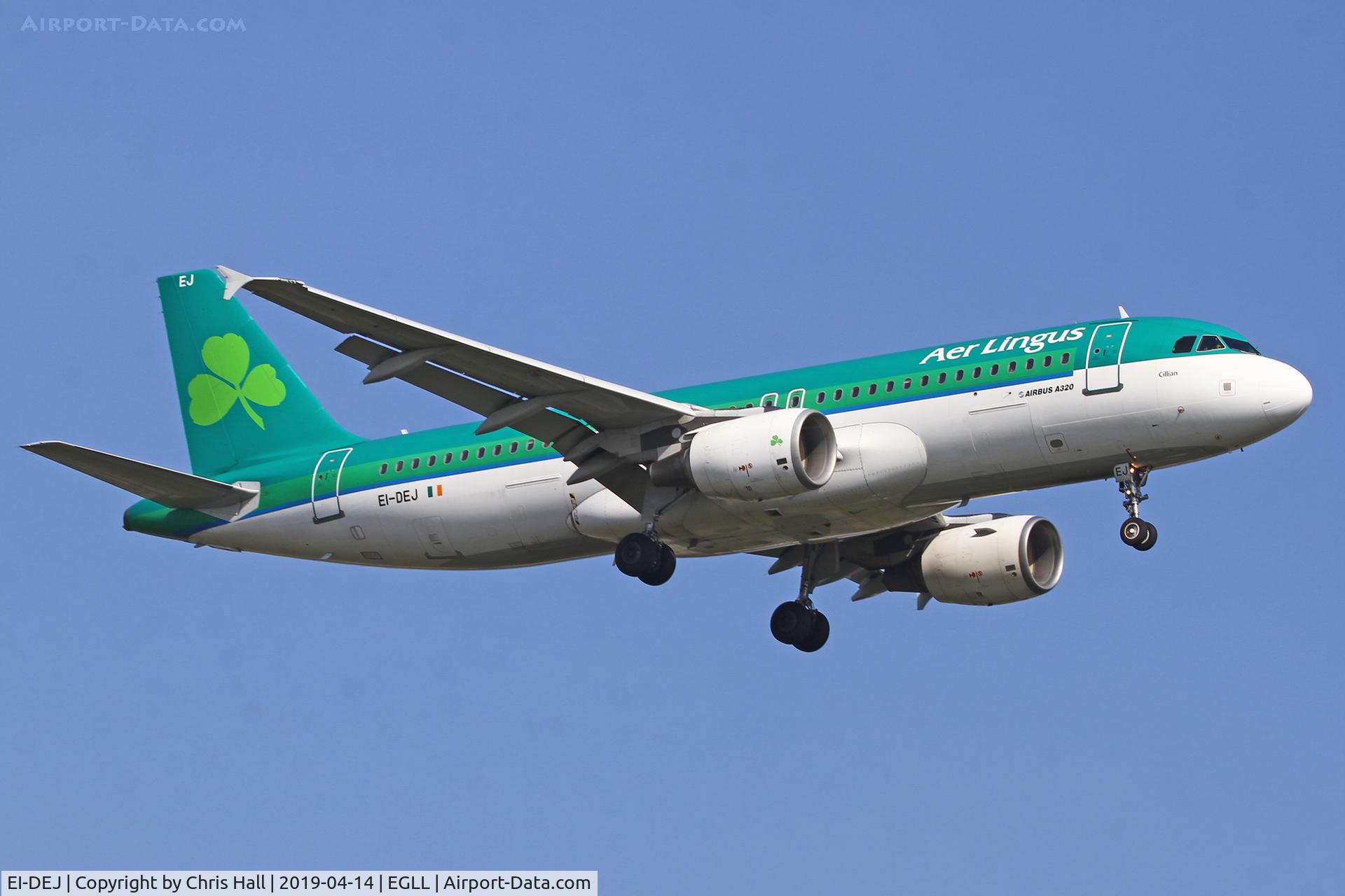 EI-DEJ, 2005 Airbus A320-214 C/N 2364, Heathrow