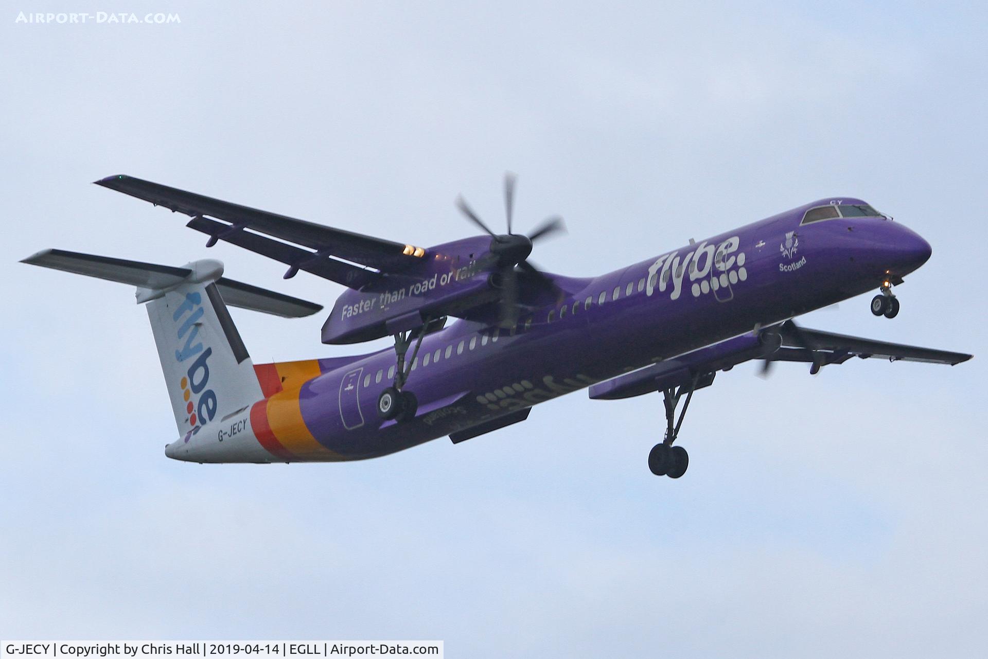 G-JECY, 2007 De Havilland Canada DHC-8-402Q Dash 8 C/N 4157, Heathrow