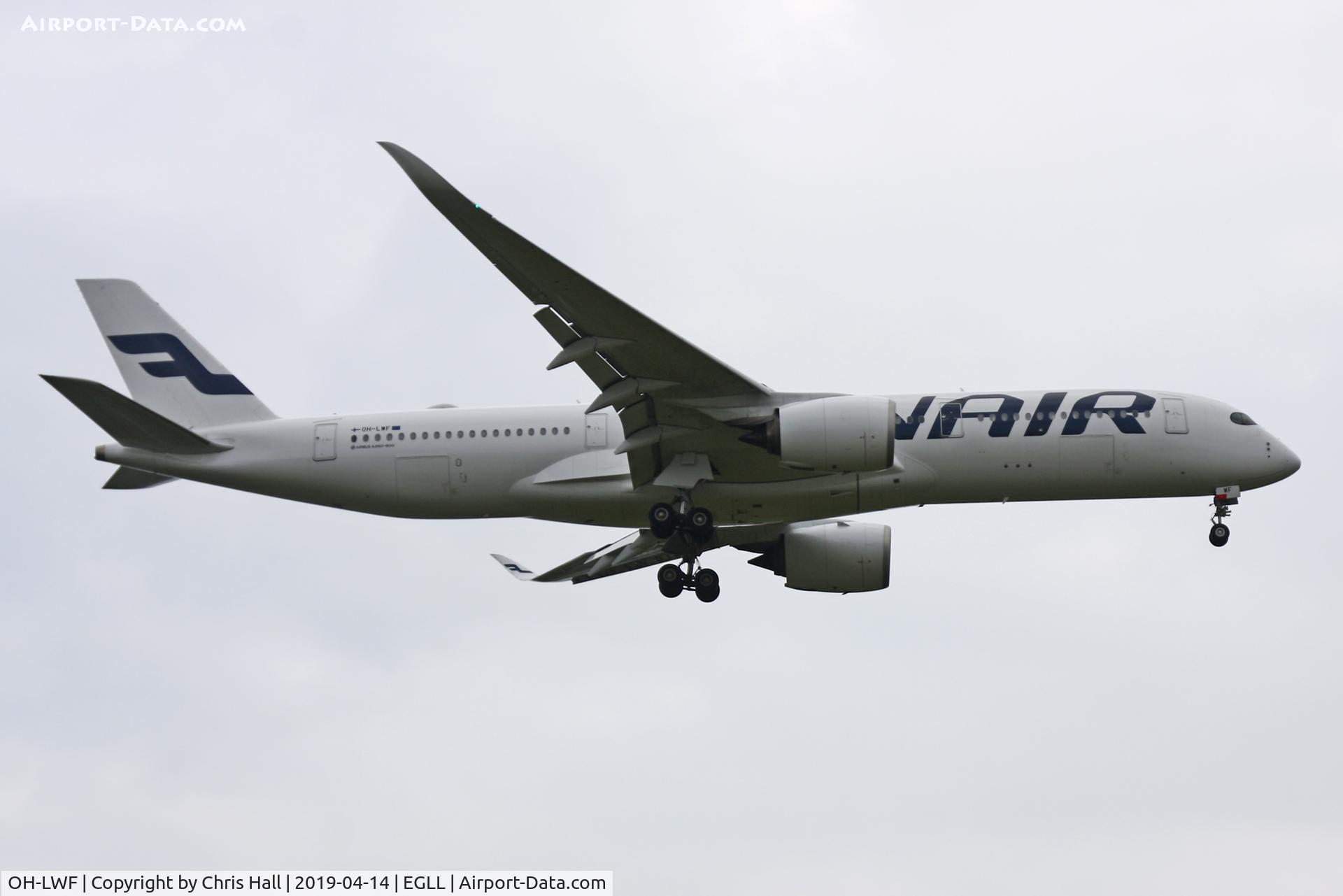 OH-LWF, 2016 Airbus A350-941 C/N 028, Heathrow