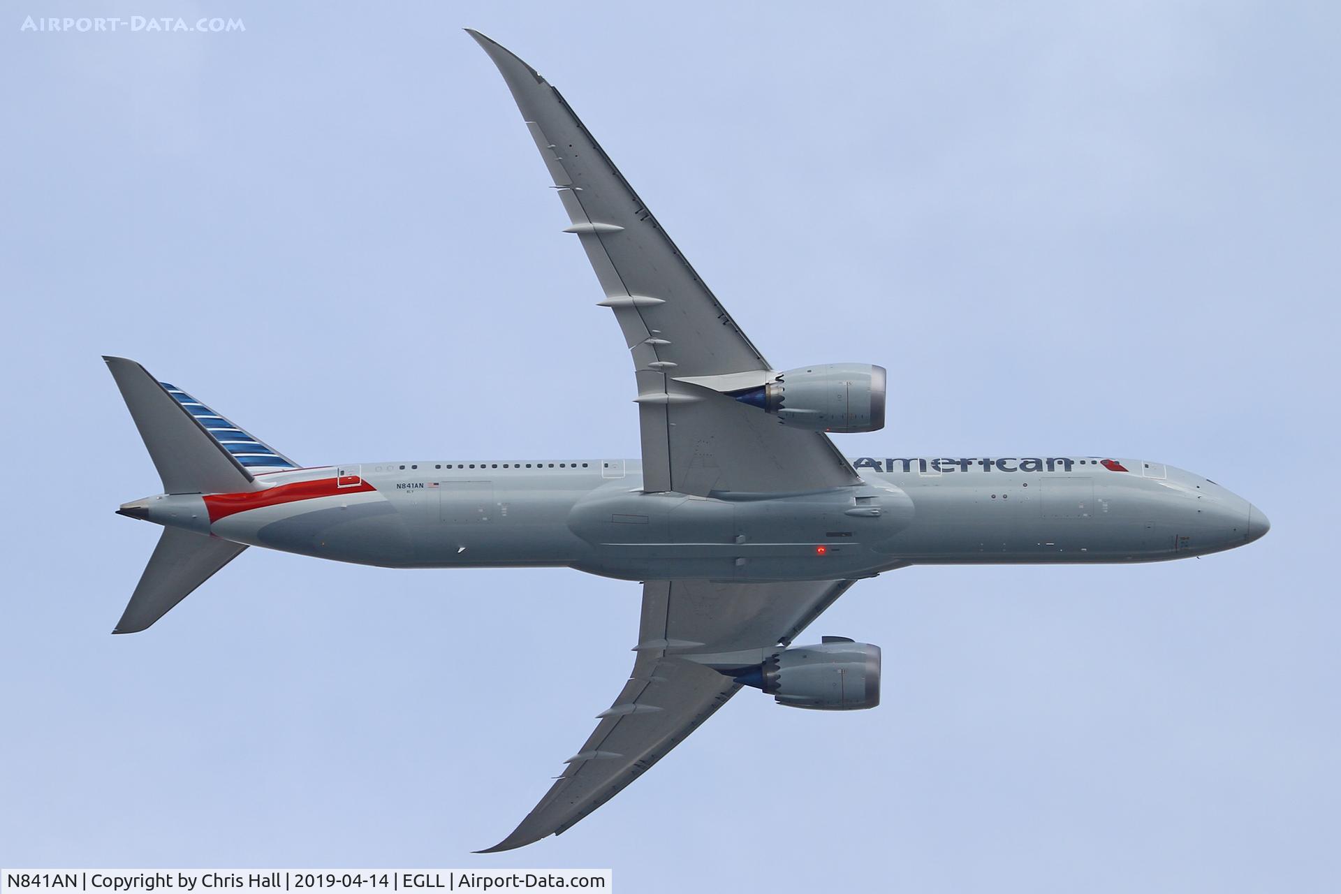 N841AN, 2019 Boeing 787-9 Dreamliner C/N 40657, Heathrow