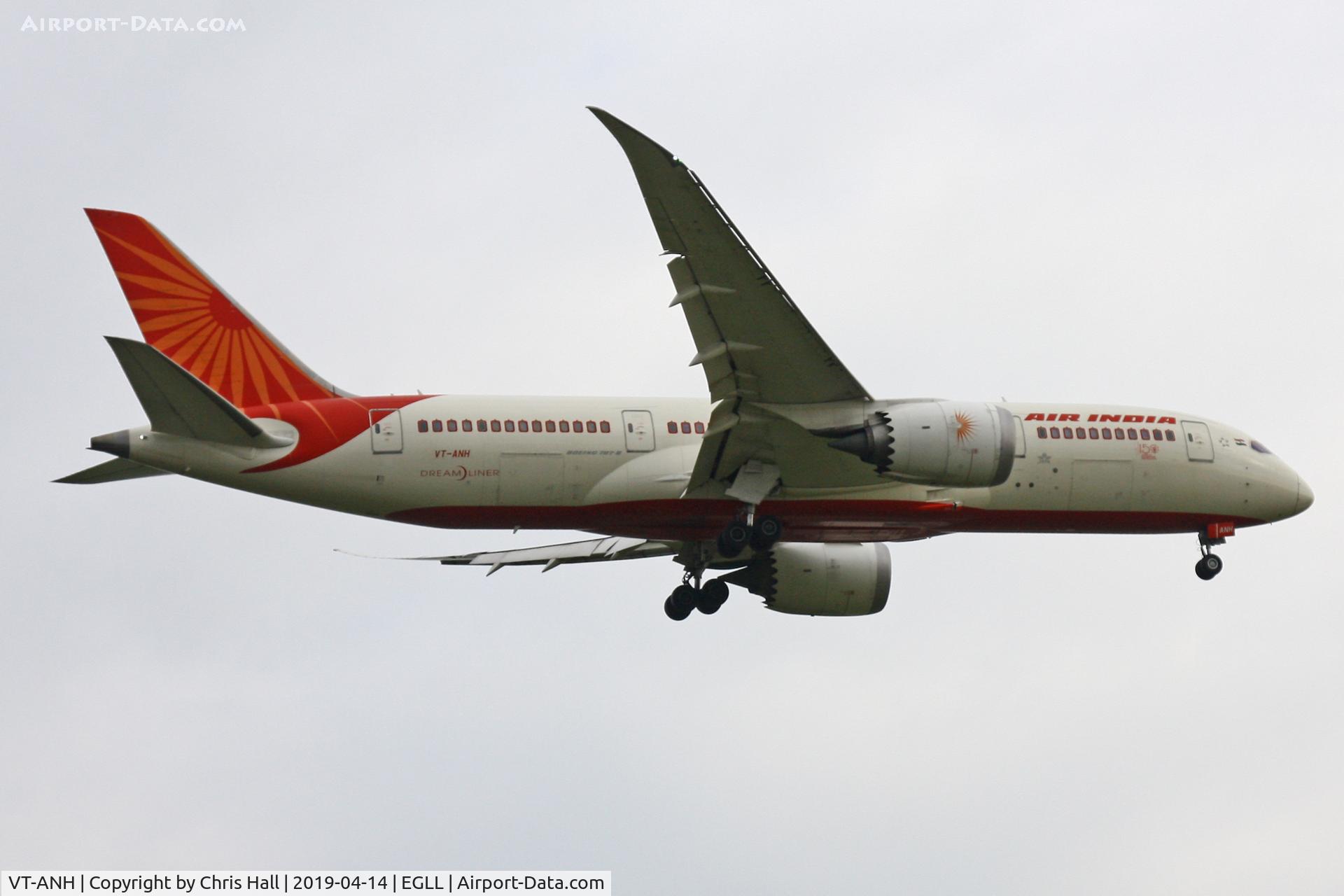 VT-ANH, 2012 Boeing 787-8 Dreamliner C/N 36276, Heathrow