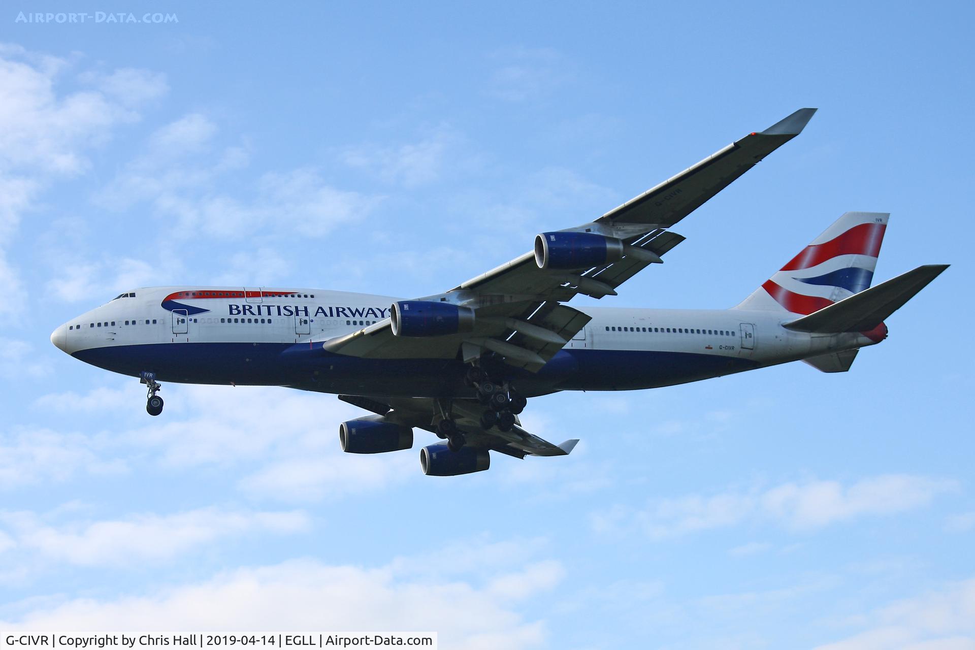G-CIVR, 1998 Boeing 747-436 C/N 25820, Heathrow