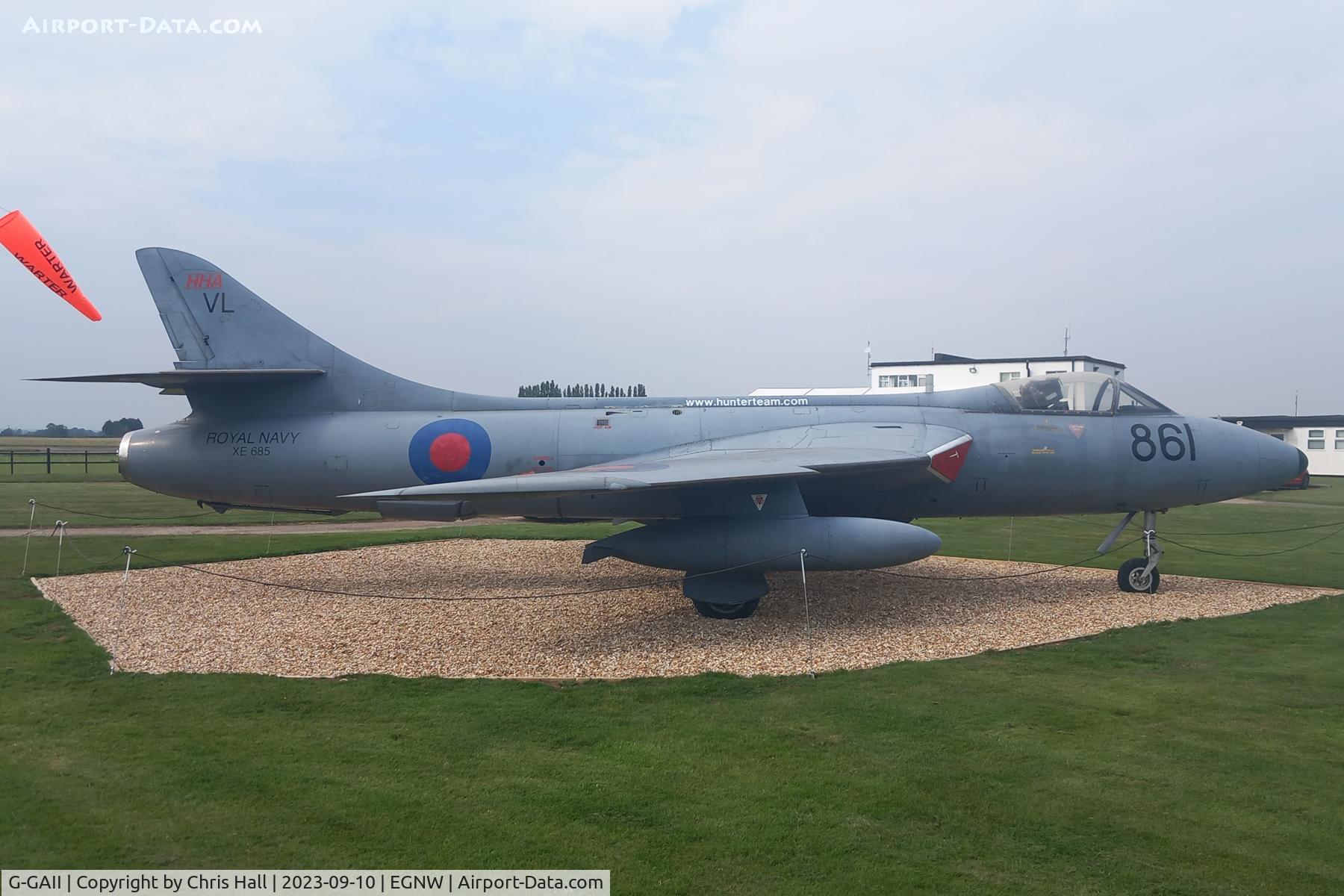 G-GAII, 1955 Hawker Hunter GA.11 C/N HABL-003028, Wickenby