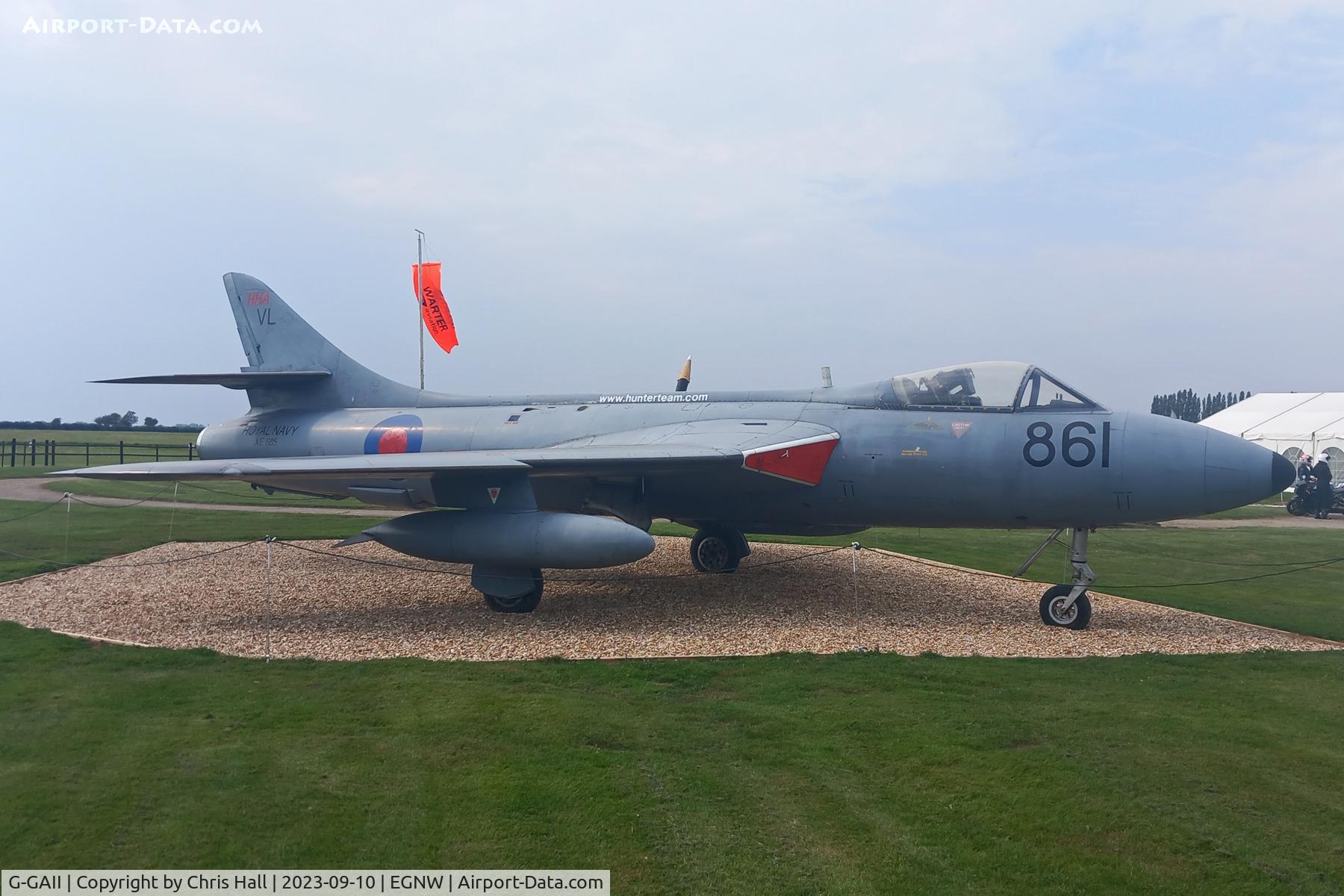G-GAII, 1955 Hawker Hunter GA.11 C/N HABL-003028, Wickenby