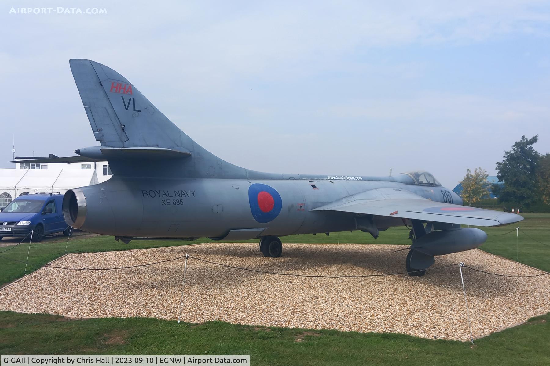 G-GAII, 1955 Hawker Hunter GA.11 C/N HABL-003028, Wickenby