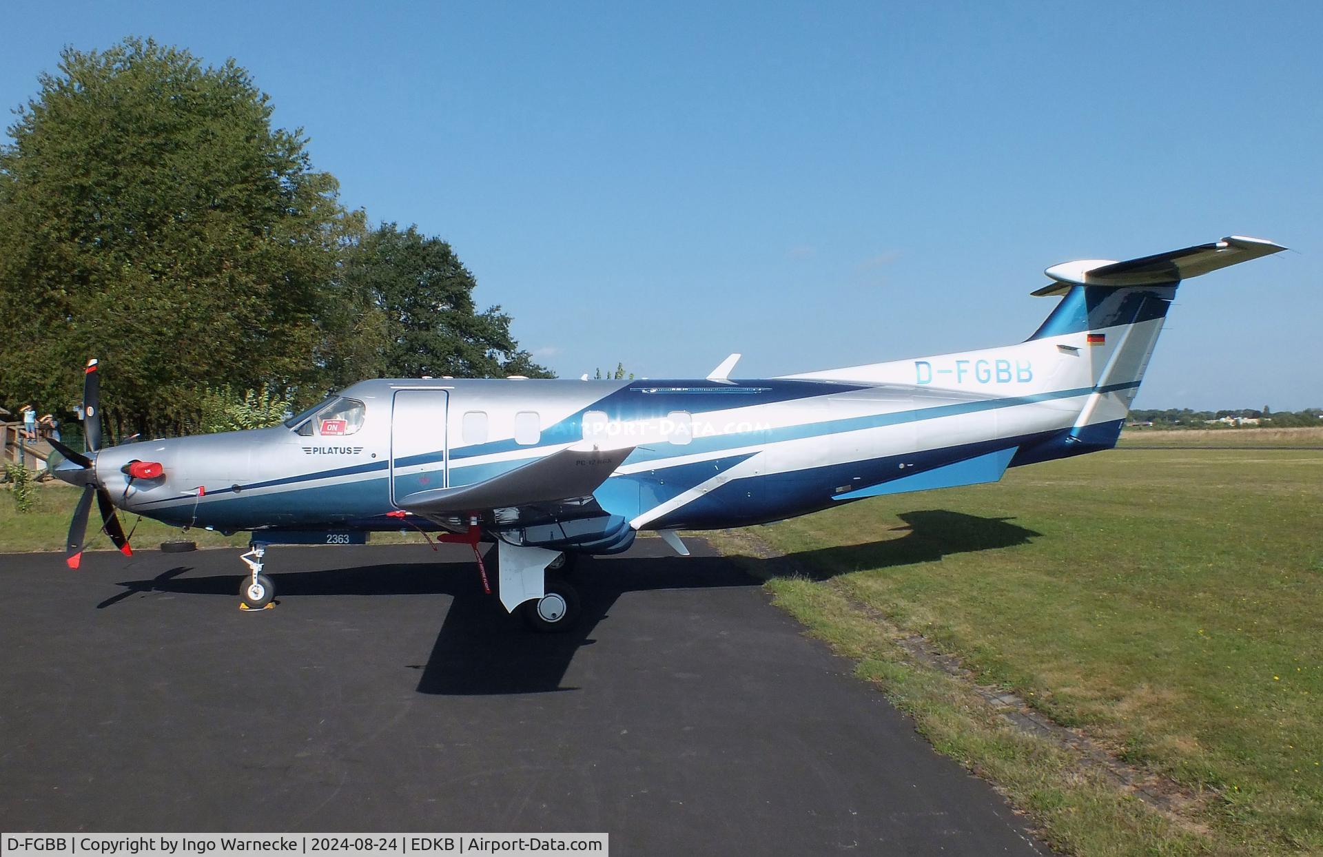 D-FGBB, 2024 Pilatus PC-12 NGX C/N 2363, Pilatus PC-12 NGX at Bonn-Hangelar airfield during the Grumman Fly-in 2024