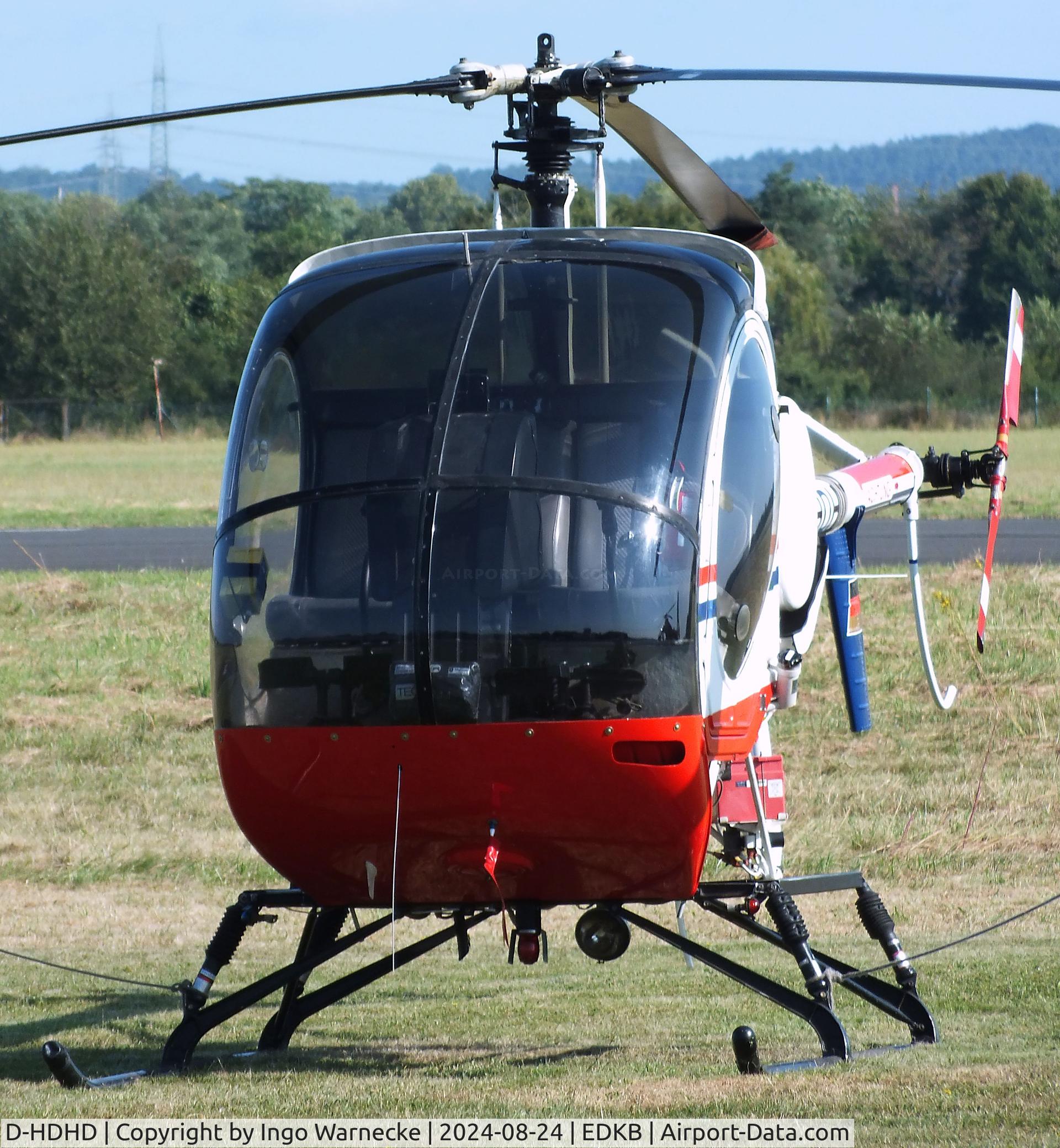 D-HDHD, Hughes 269C C/N 98-0730, Hughes 269C at Bonn-Hangelar airfield during the Grumman Fly-in 2024