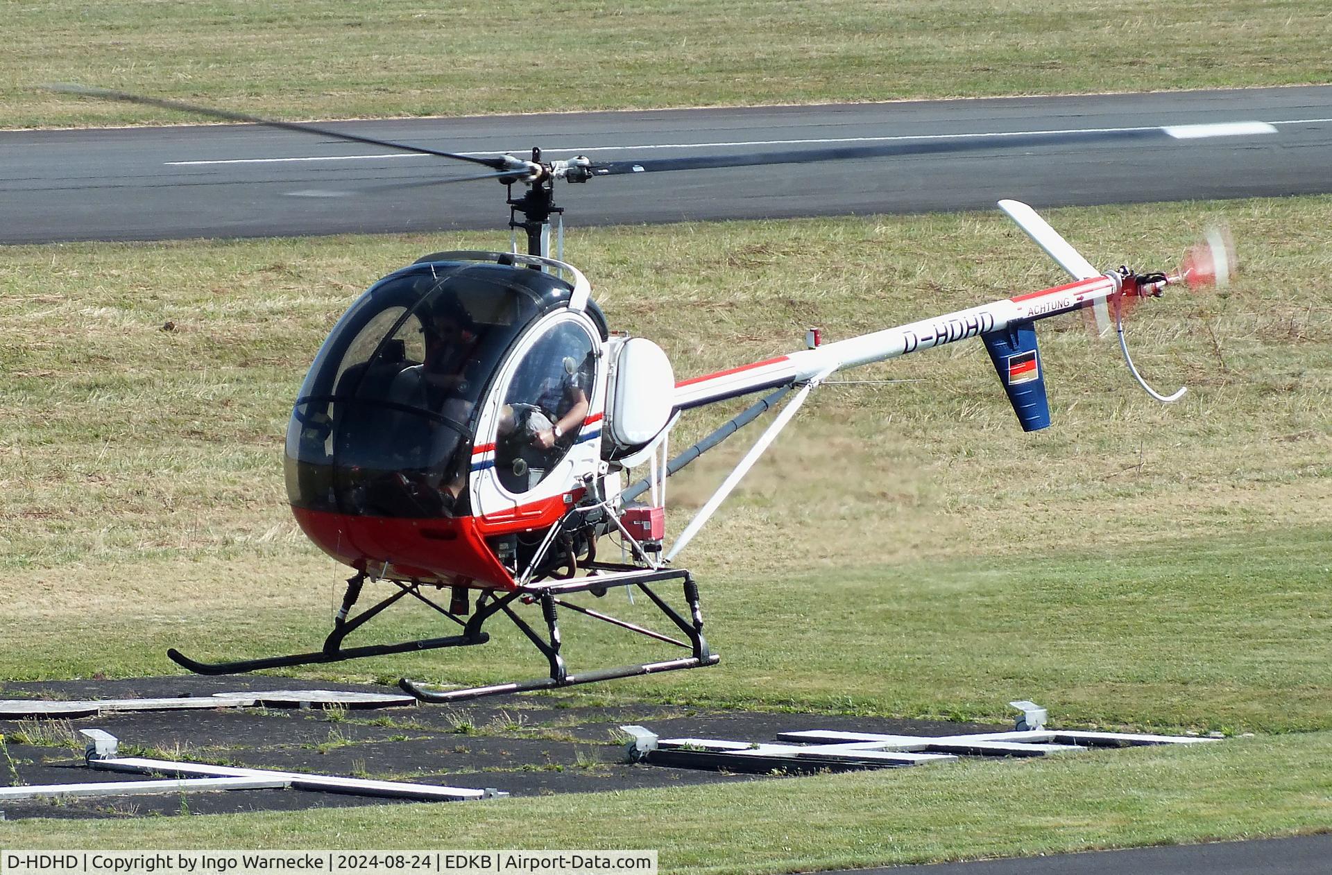 D-HDHD, Hughes 269C C/N 98-0730, Hughes 269C at Bonn-Hangelar airfield during the Grumman Fly-in 2024