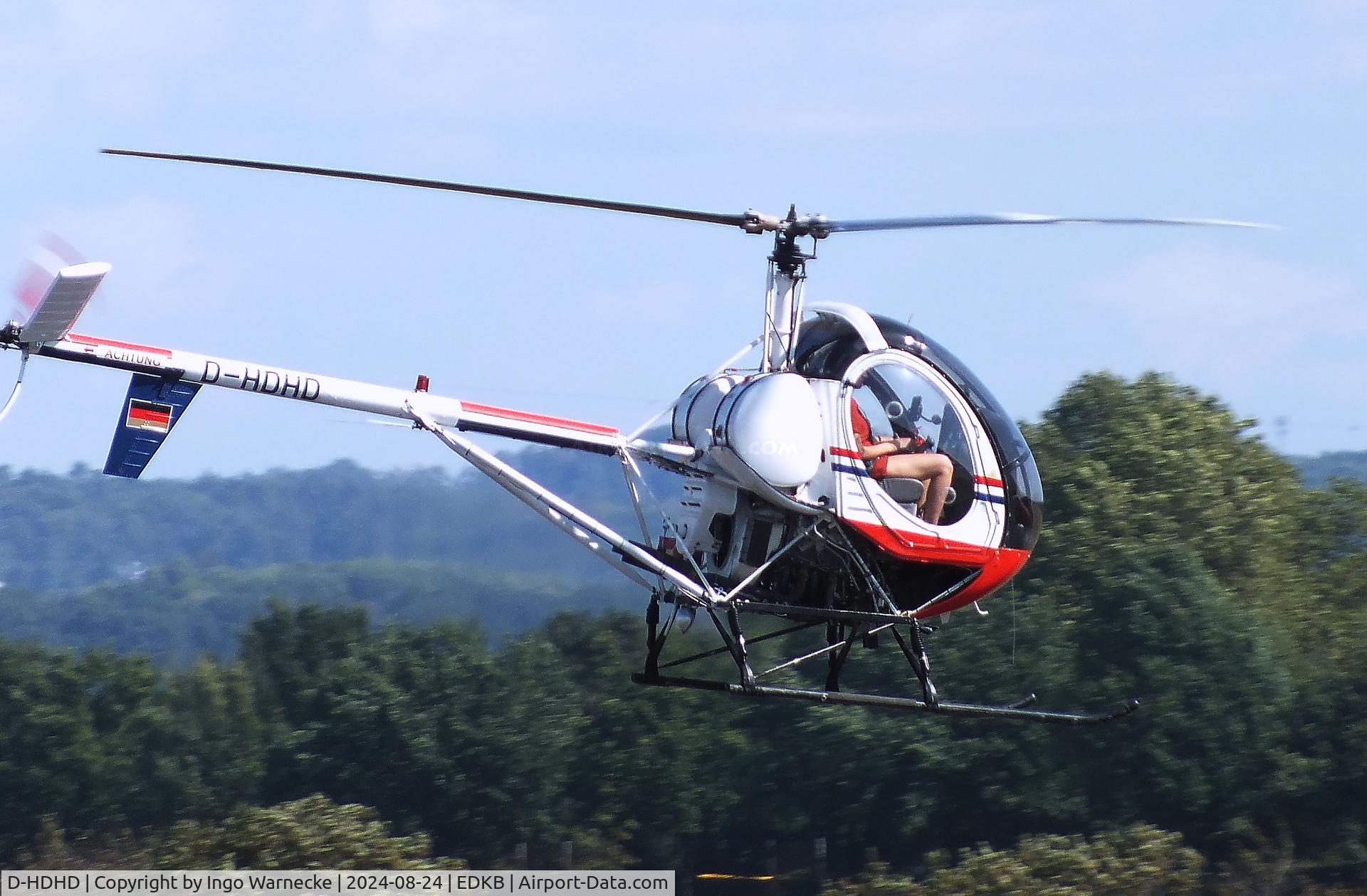 D-HDHD, Hughes 269C C/N 98-0730, Hughes 269C at Bonn-Hangelar airfield during the Grumman Fly-in 2024