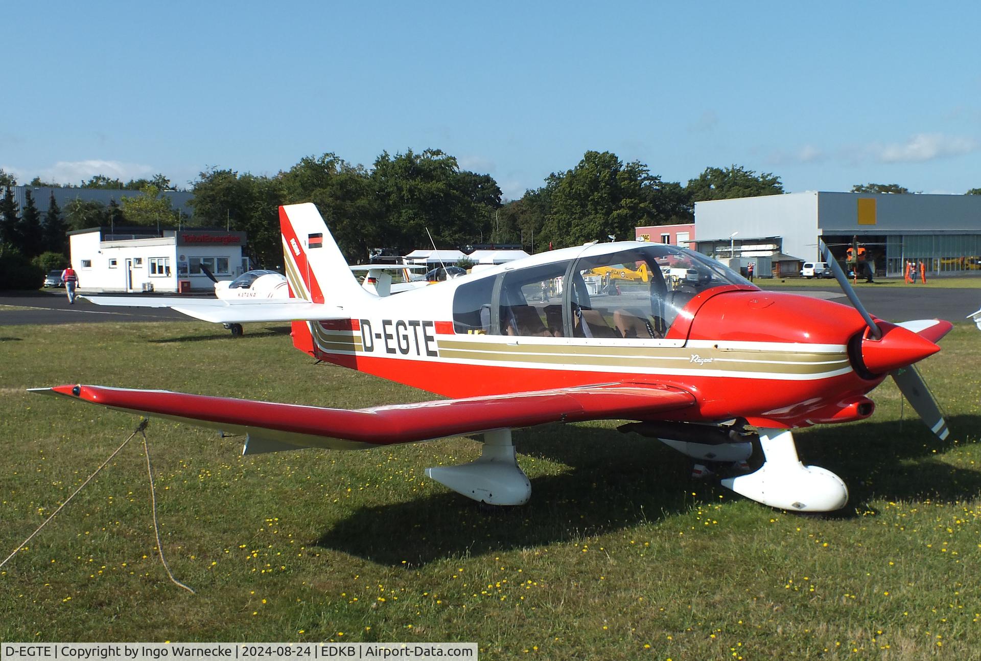 D-EGTE, 1990 Robin DR-400-180 Regent C/N 1953, Robin DR.400-180 Regent at Bonn-Hangelar airfield during the Grumman Fly-in 2024