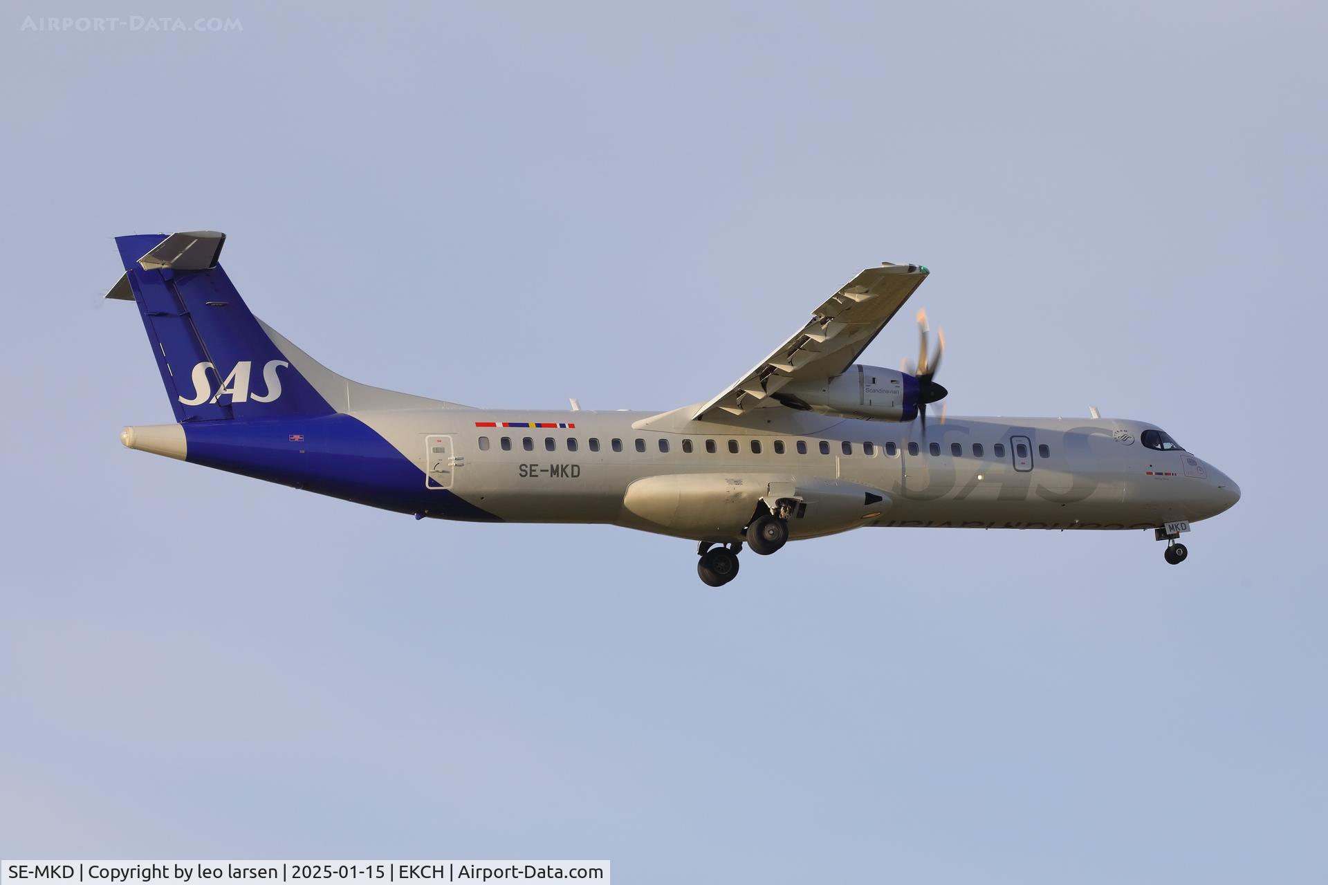 SE-MKD, 2016 ATR 72-600 C/N 1331, Copenhagen 15.1.2025
