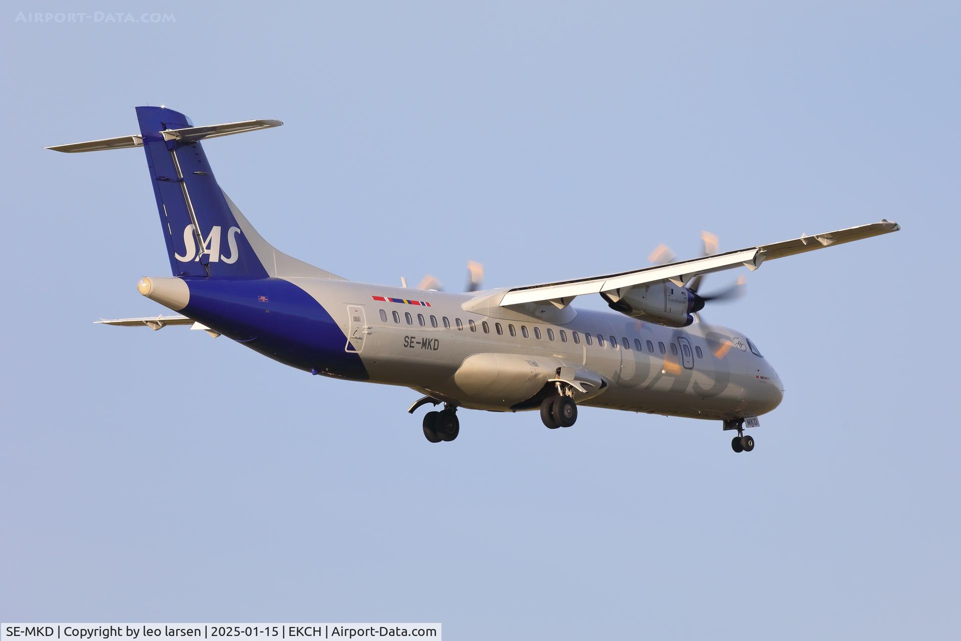 SE-MKD, 2016 ATR 72-600 C/N 1331, Copenhagen 15.1.2025