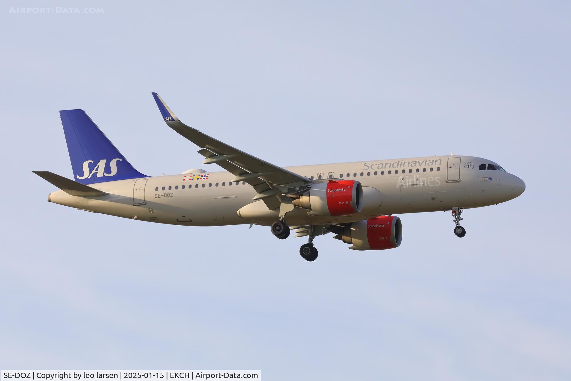 SE-DOZ, 2017 Airbus A320-251N C/N 7565, Copenhagen 15.1.2025