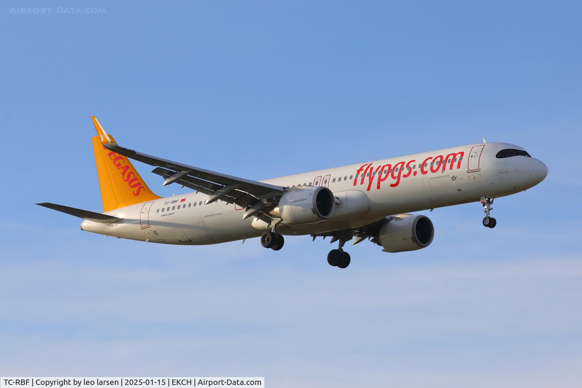 TC-RBF, 2020 Airbus A321-251 Neo C/N 9495, Copenhagen 15.1.2025
