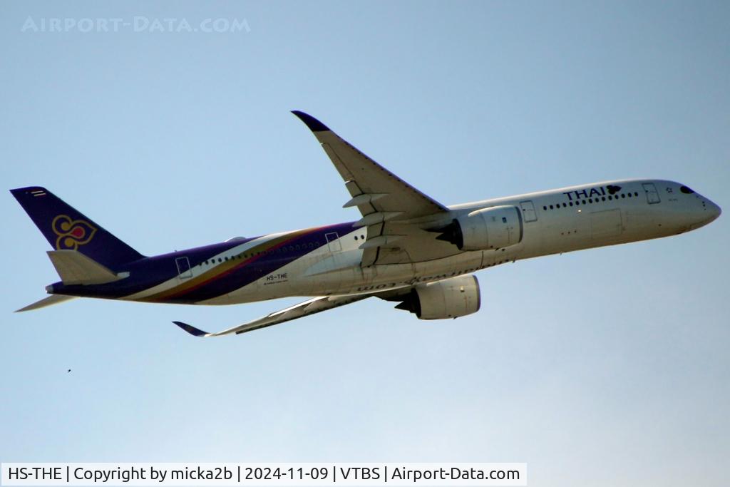HS-THE, 2017 Airbus A350-941 C/N 111, Take off