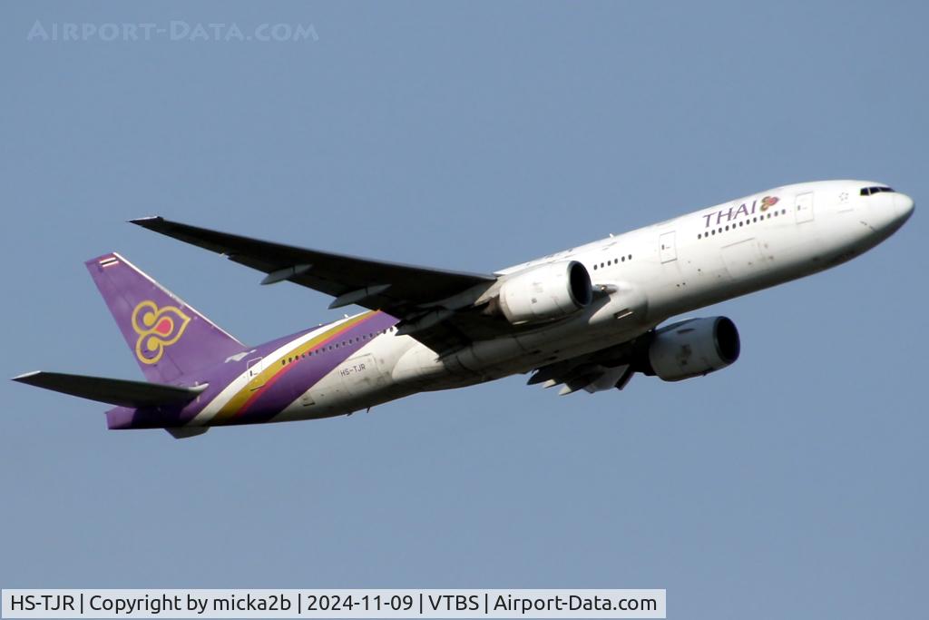 HS-TJR, 2006 Boeing 777-2D7/ER C/N 34586/588, Take off