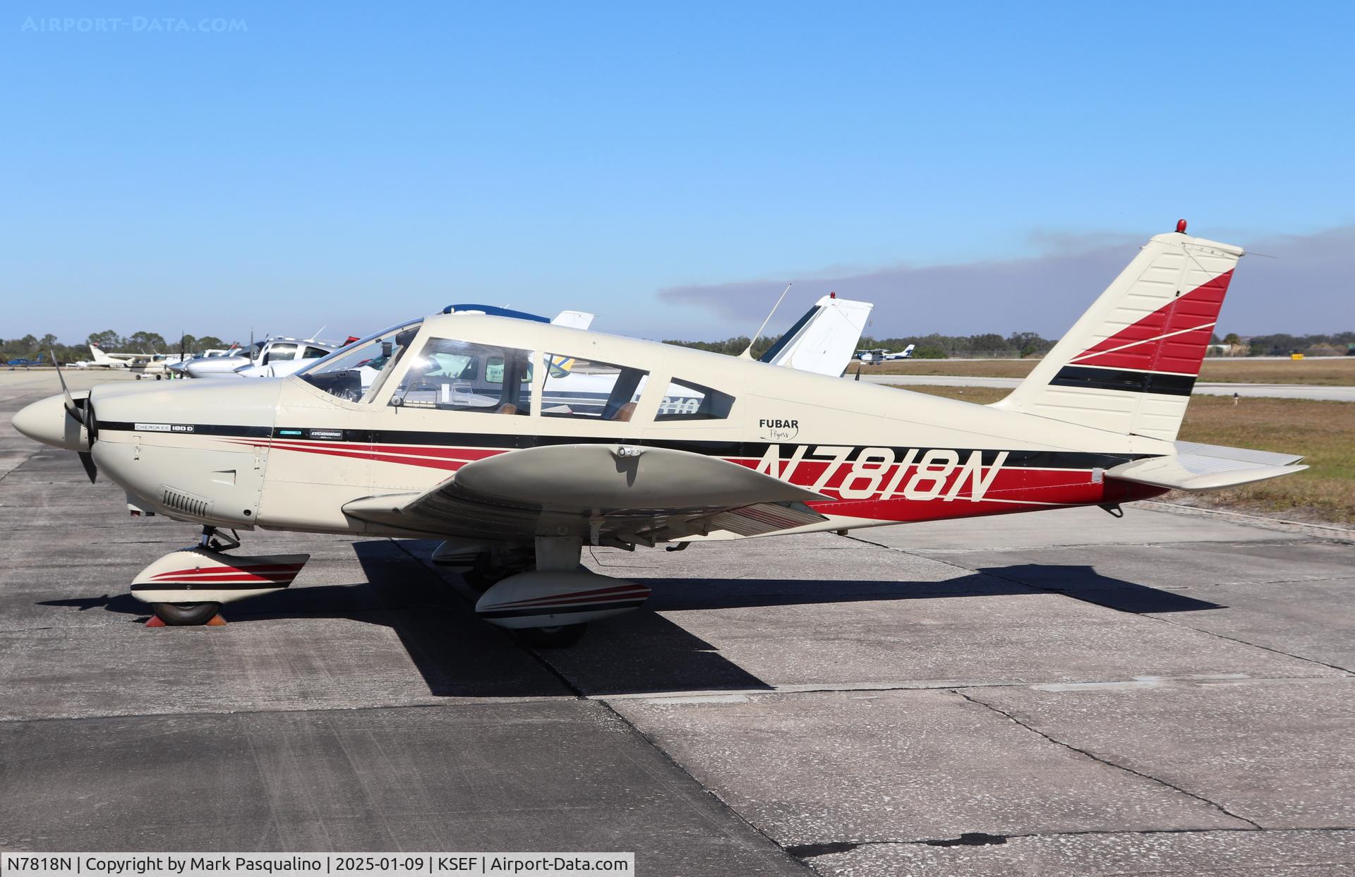 N7818N, 1968 Piper PA-28-180 Cherokee C/N 28-5270, Piper PA-28-180