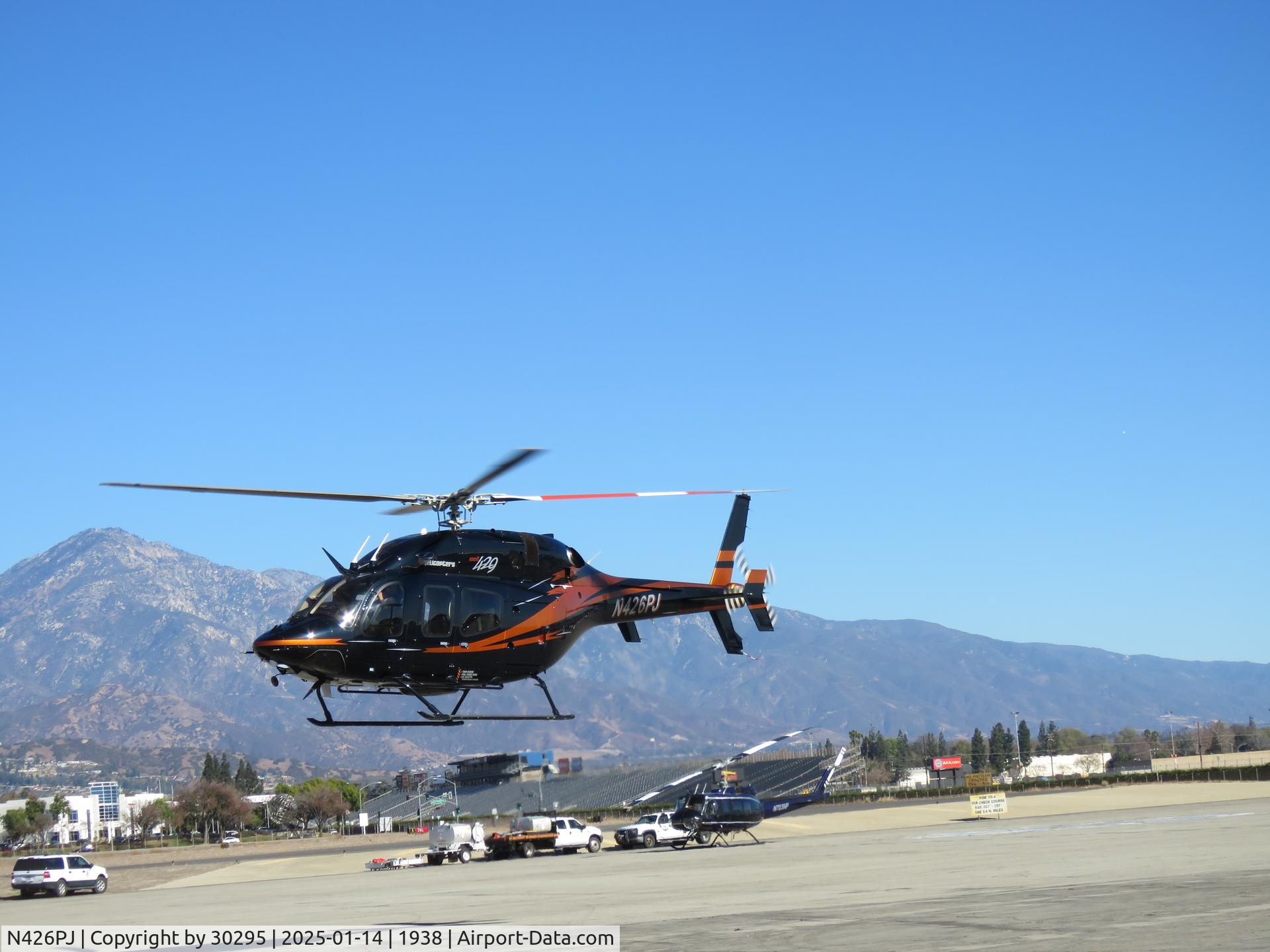 N426PJ, 2011 Bell 429 GlobalRanger C/N 57057, Landing