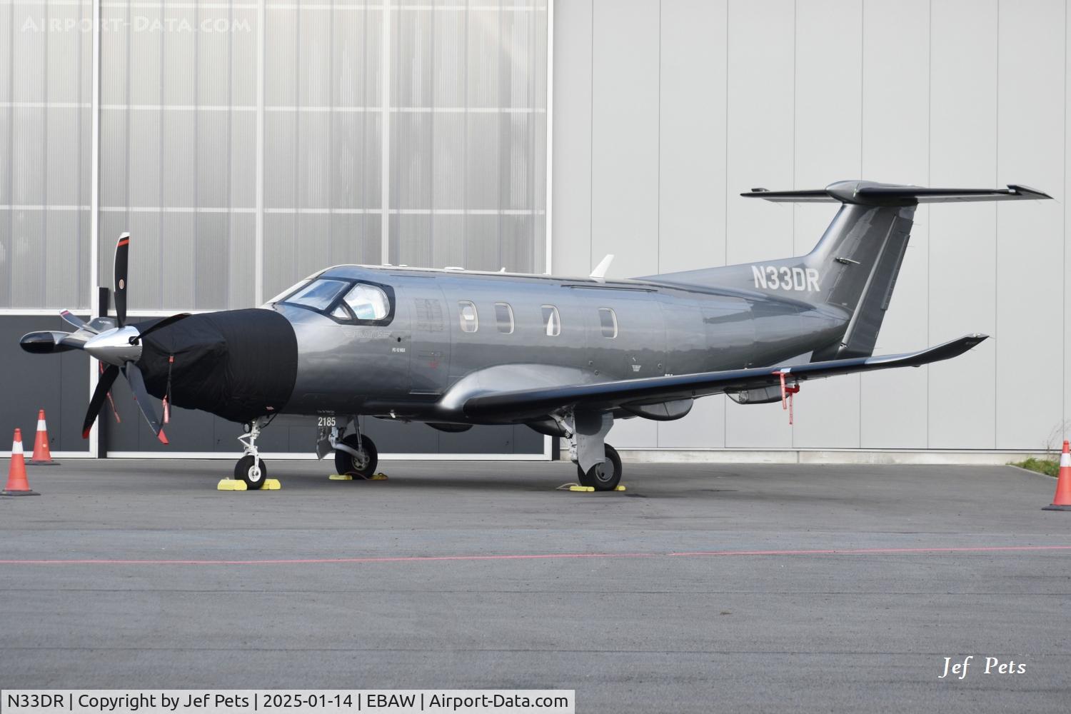 N33DR, 2022 Pilatus PC-12/47E  NGX C/N 2185, N33DR at Antwerp Airport.