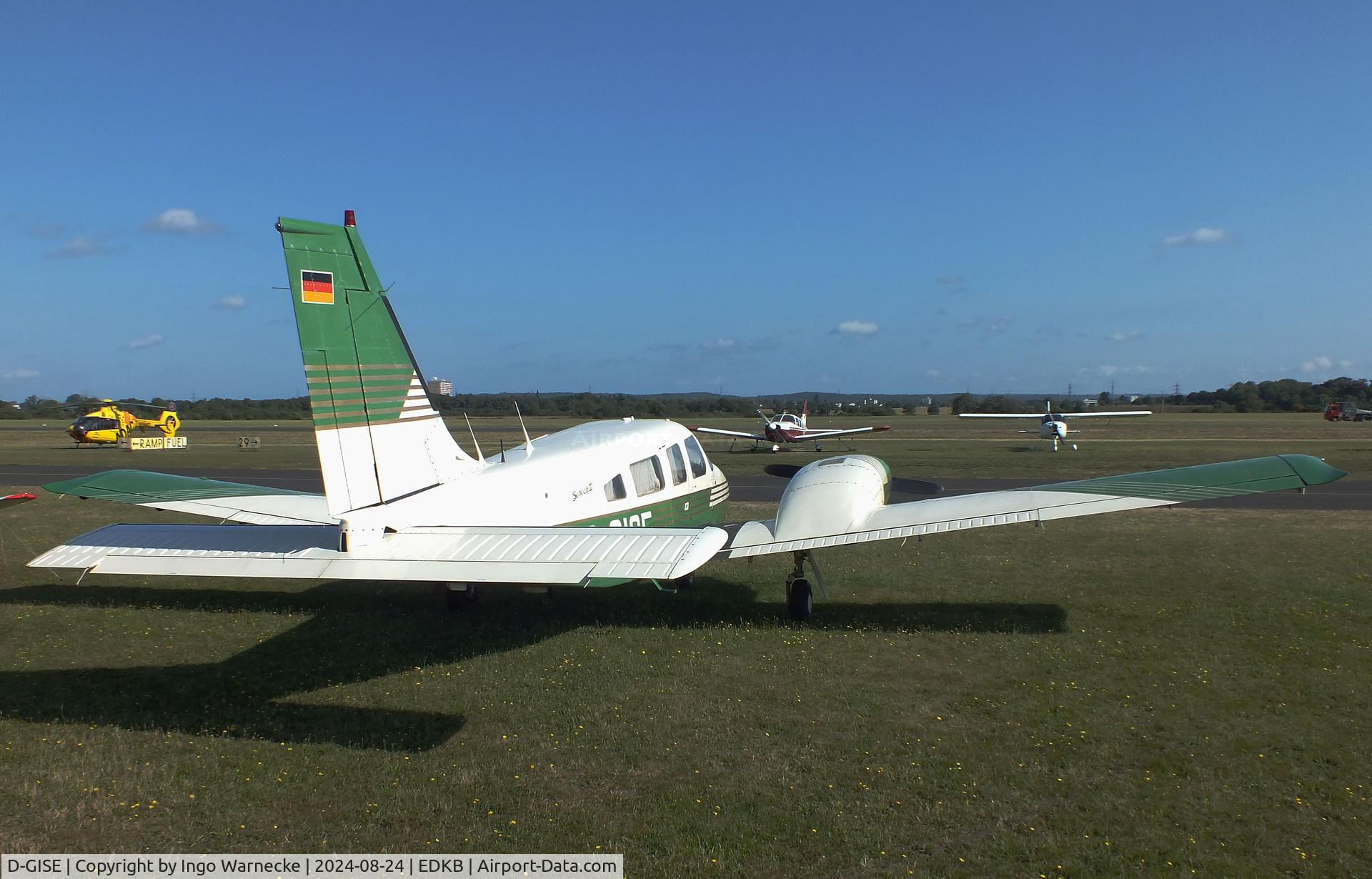 D-GISE, 1978 Piper PA-34-200T Seneca II C/N 34-7870193, Piper PA-34-200T Seneca II at Bonn-Hangelar airfield during the Grumman Fly-in 2024
