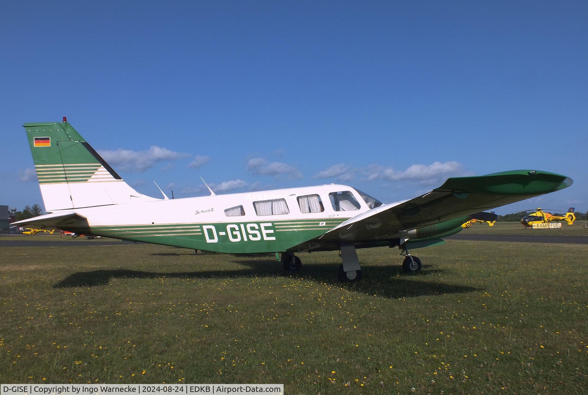 D-GISE, 1978 Piper PA-34-200T Seneca II C/N 34-7870193, Piper PA-34-200T Seneca II at Bonn-Hangelar airfield during the Grumman Fly-in 2024
