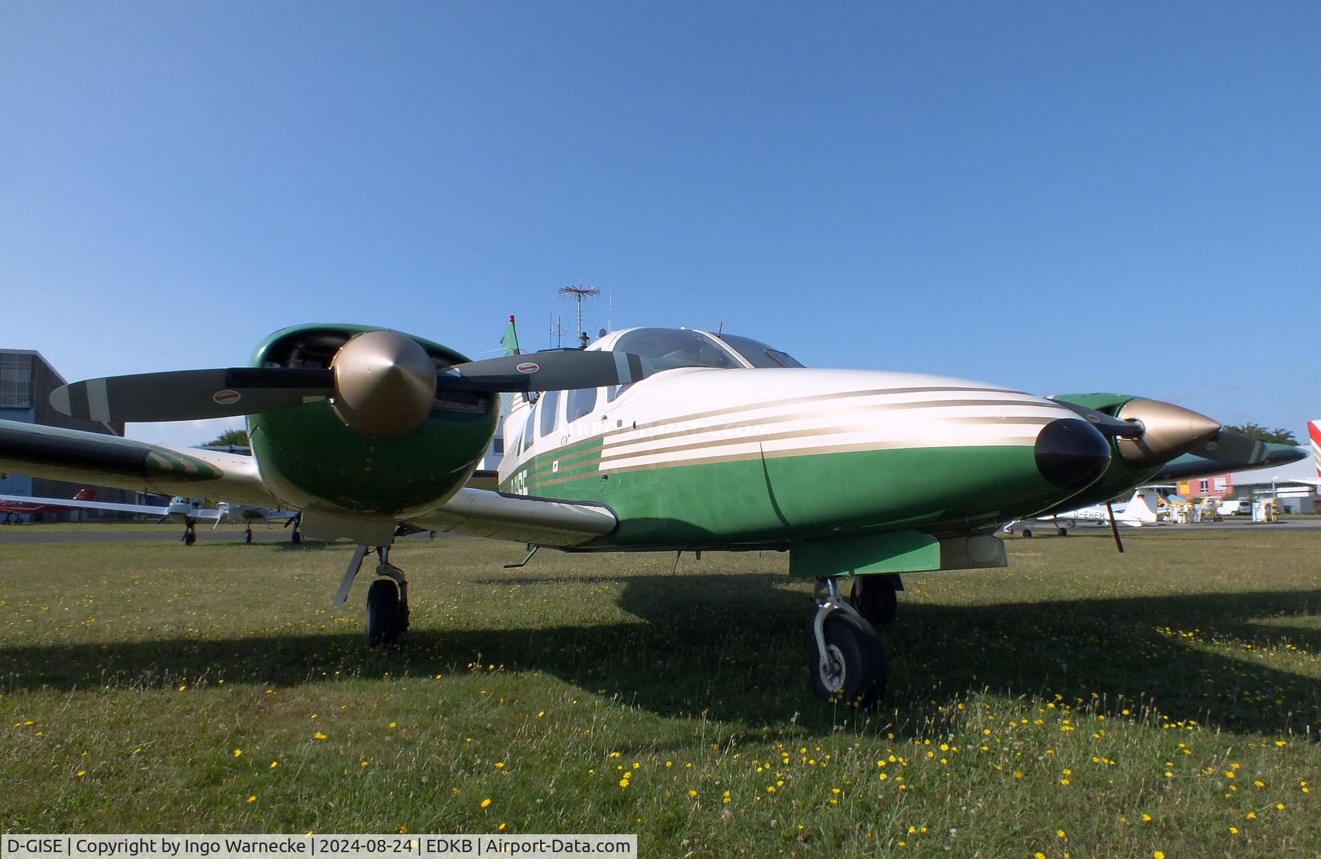 D-GISE, 1978 Piper PA-34-200T Seneca II C/N 34-7870193, Piper PA-34-200T Seneca II at Bonn-Hangelar airfield during the Grumman Fly-in 2024