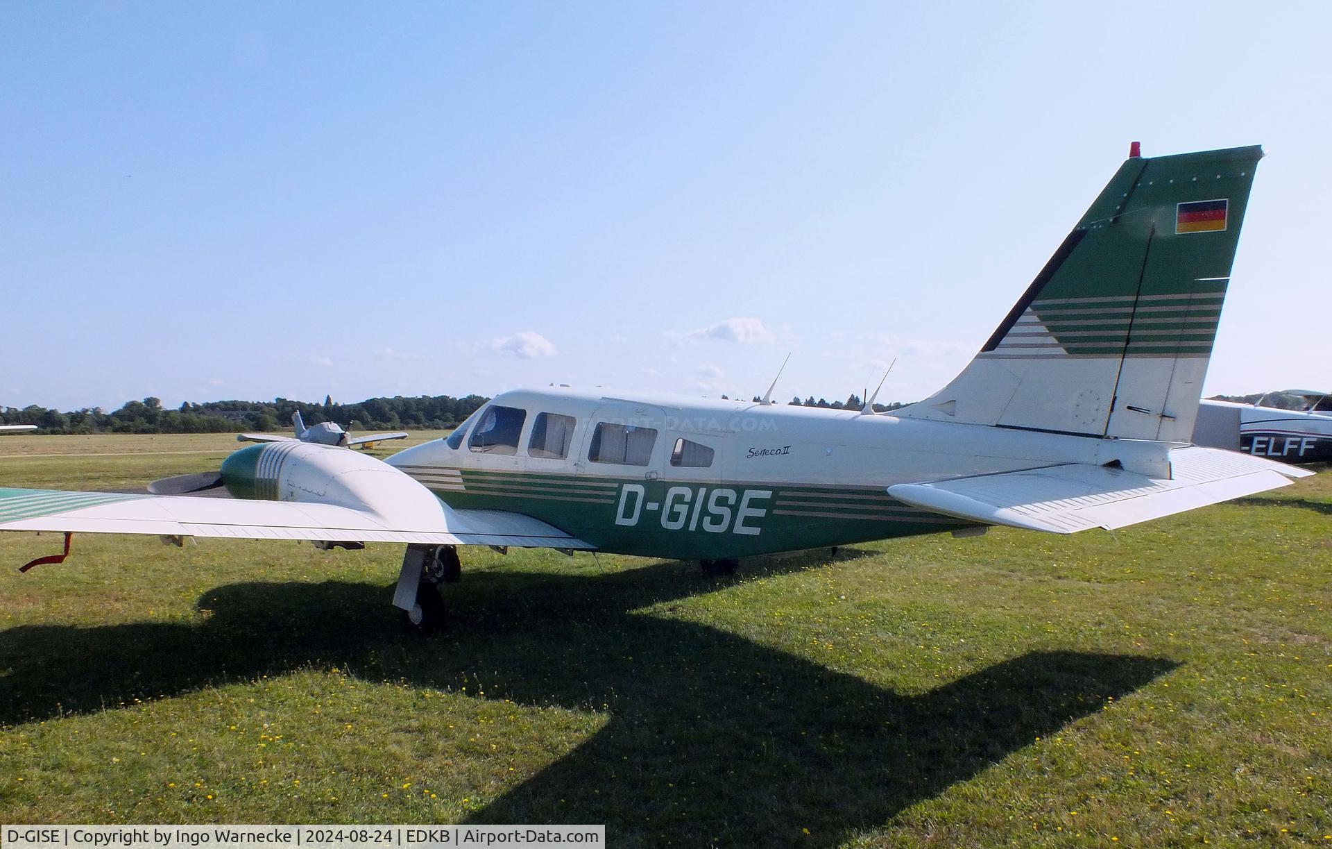 D-GISE, 1978 Piper PA-34-200T Seneca II C/N 34-7870193, Piper PA-34-200T Seneca II at Bonn-Hangelar airfield during the Grumman Fly-in 2024