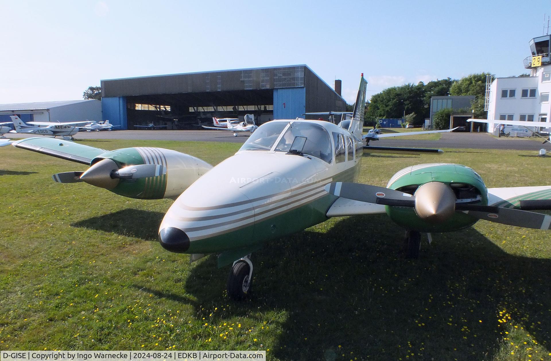 D-GISE, 1978 Piper PA-34-200T Seneca II C/N 34-7870193, Piper PA-34-200T Seneca II at Bonn-Hangelar airfield during the Grumman Fly-in 2024