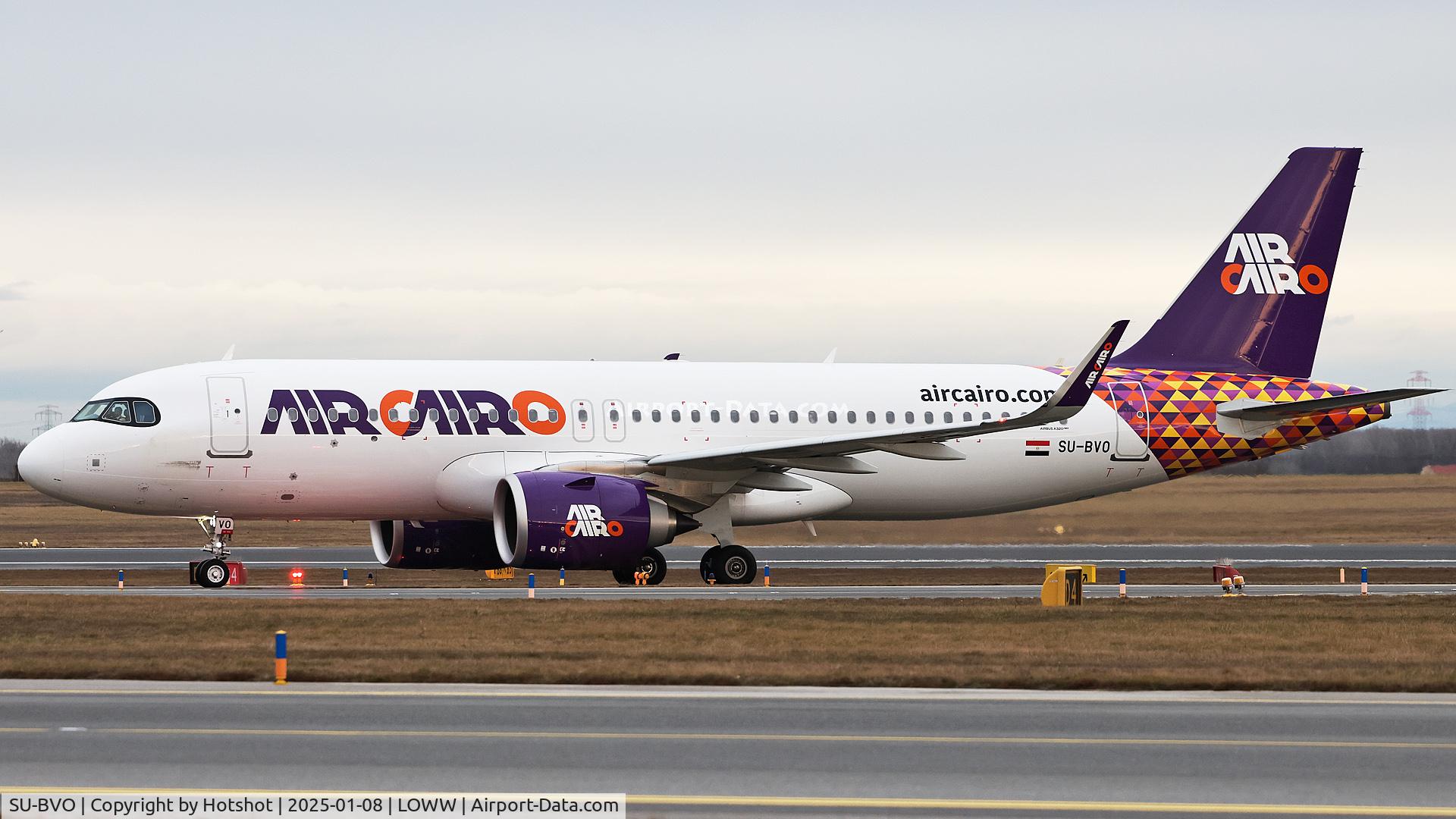 SU-BVO, 2024 Airbus A320neo C/N 12240, Crossing the stopbars of runway 34