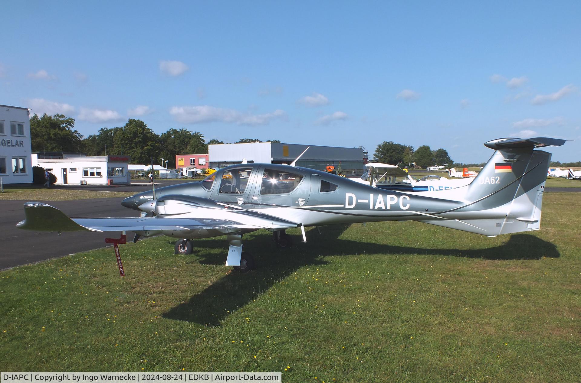 D-IAPC, 2017 Diamond DA-62 C/N 62.059, Diamond DA-62 at Bonn-Hangelar airfield during the Grumman Fly-in 2024