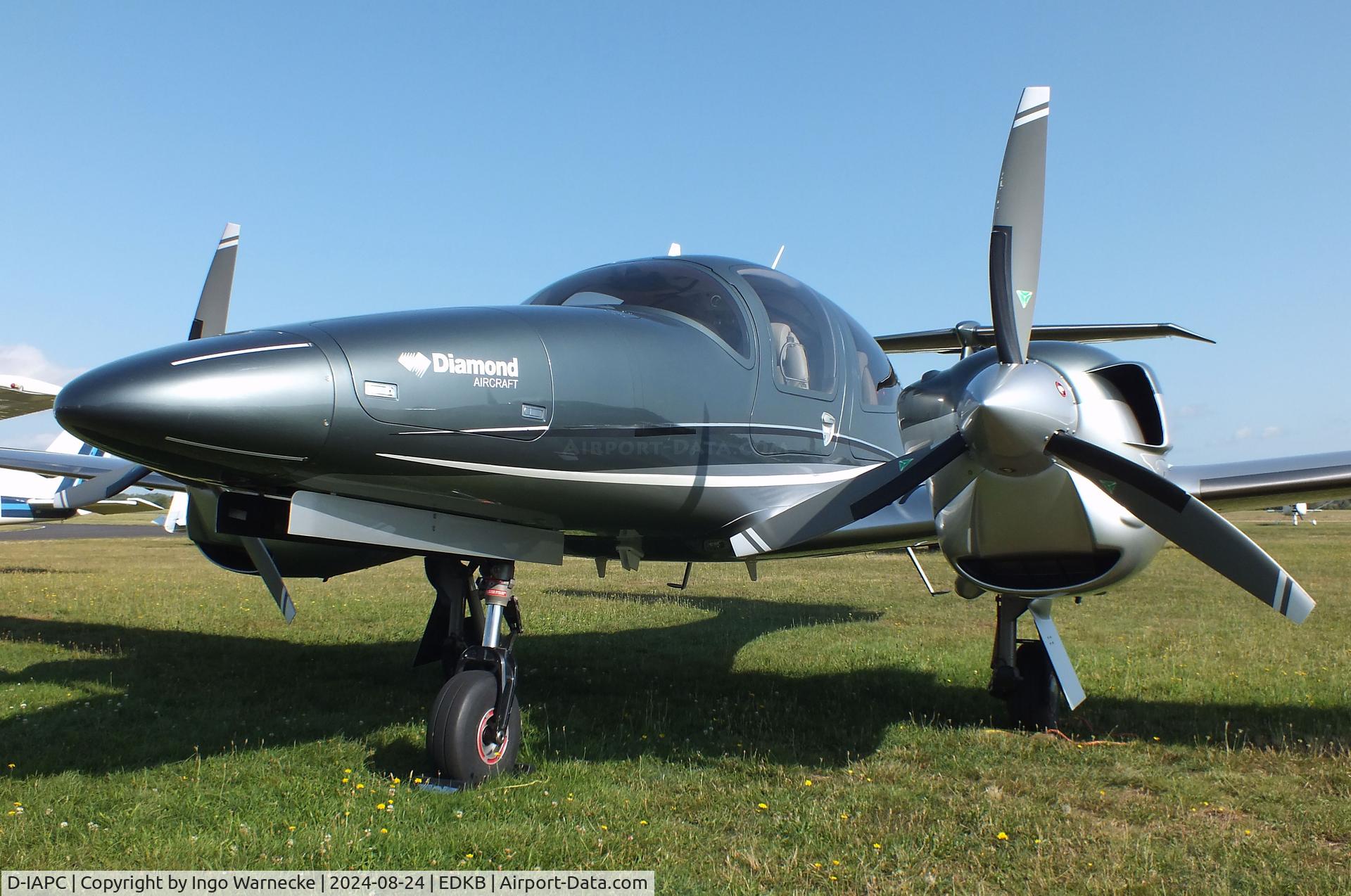 D-IAPC, 2017 Diamond DA-62 C/N 62.059, Diamond DA-62 at Bonn-Hangelar airfield during the Grumman Fly-in 2024