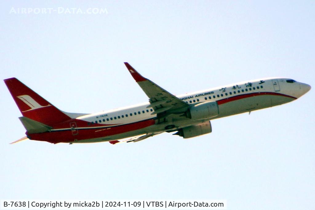 B-7638, 2016 Boeing 737-89P C/N 42066, Take off