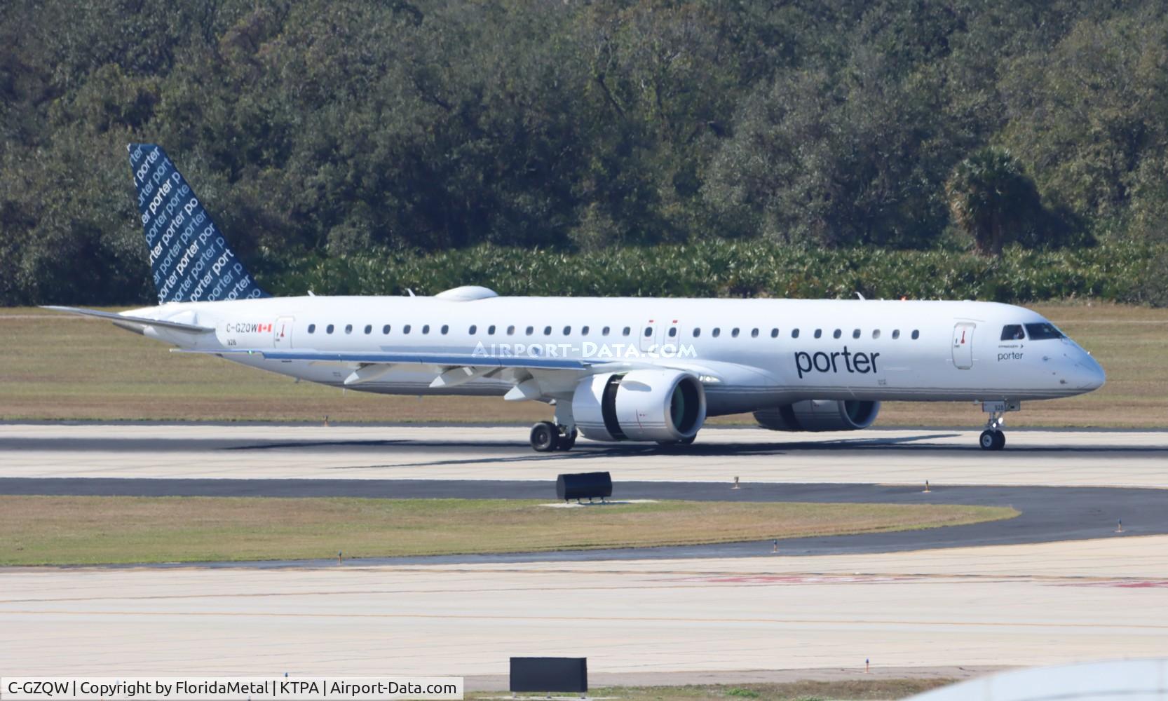 C-GZQW, 2023 Embraer E195-E2 C/N 19020114, POE E195-E2 zx yyz-tpa