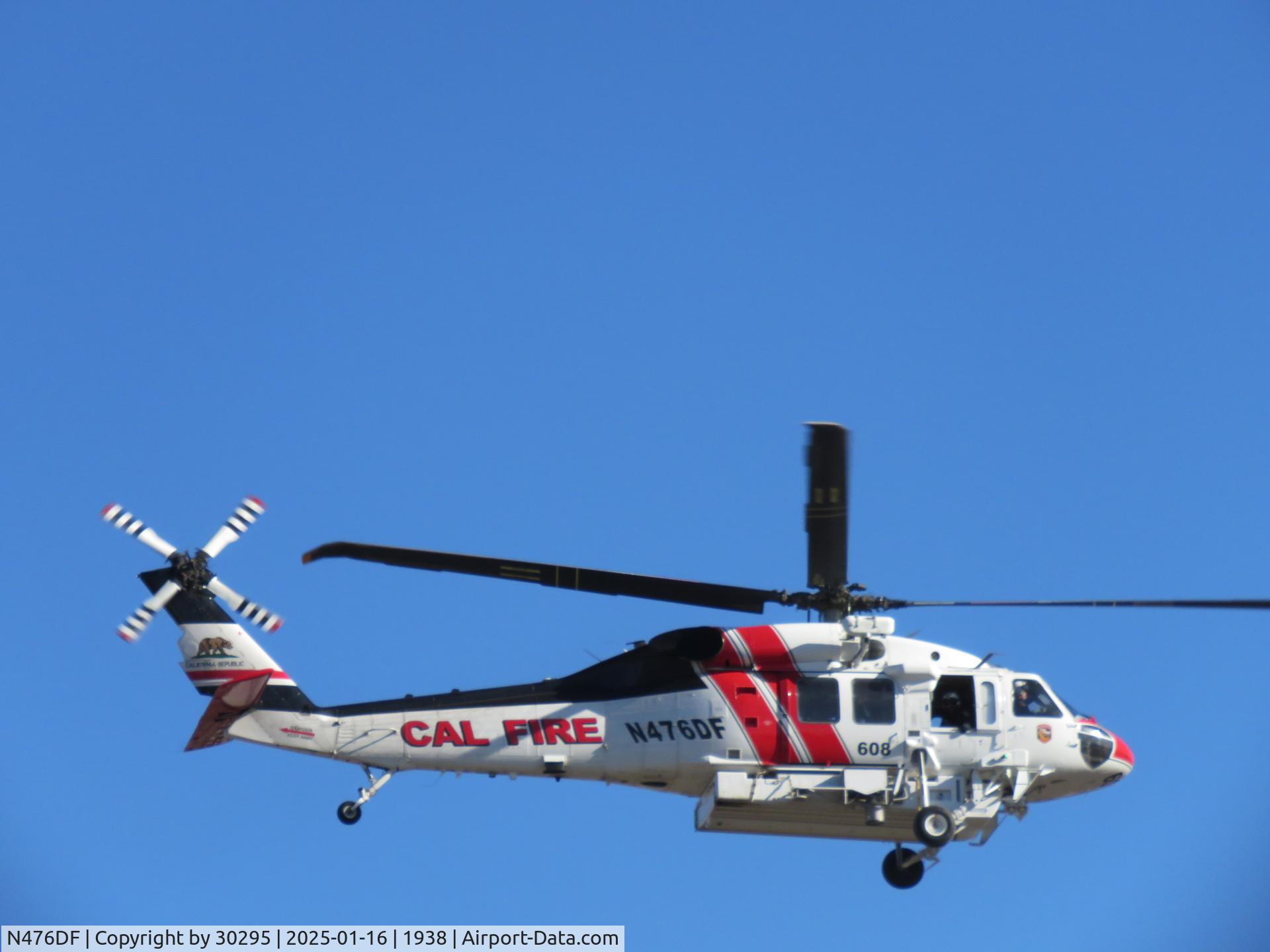 N476DF, 2020 Sikorsky S-70i Firehawk C/N 704083, Southeast bound
