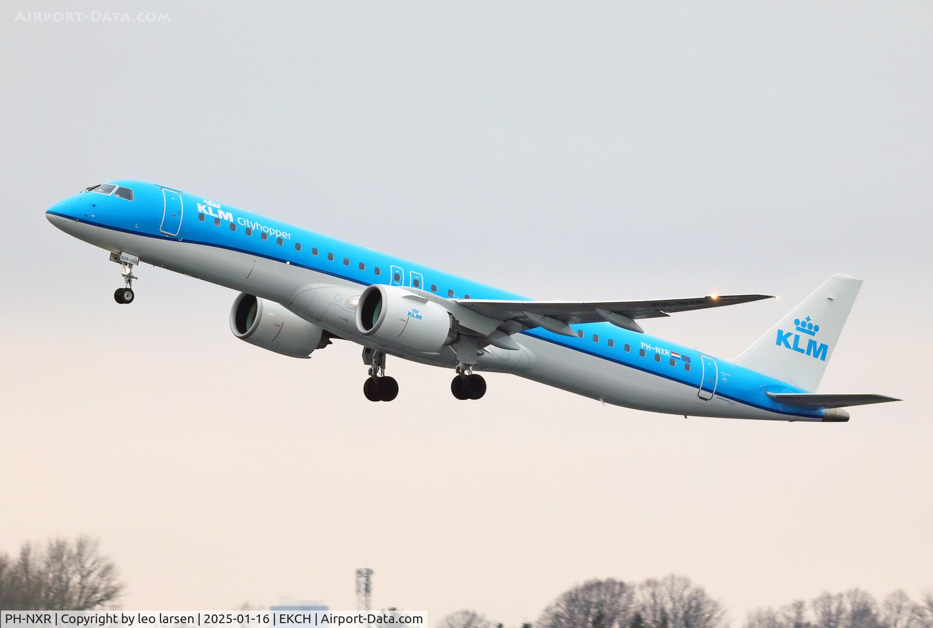 PH-NXR, 2023 Embraer E195-E2 (ERJ-190-400STD) C/N 19020096, Copenhagen T/O R-22R 16.1.2025