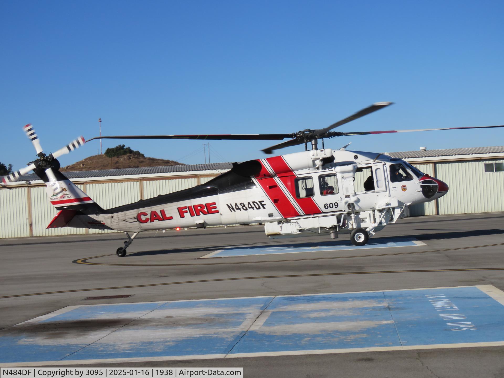 N484DF, 2019 Sikorsky S-70i Firehawk C/N 704046, Starting up